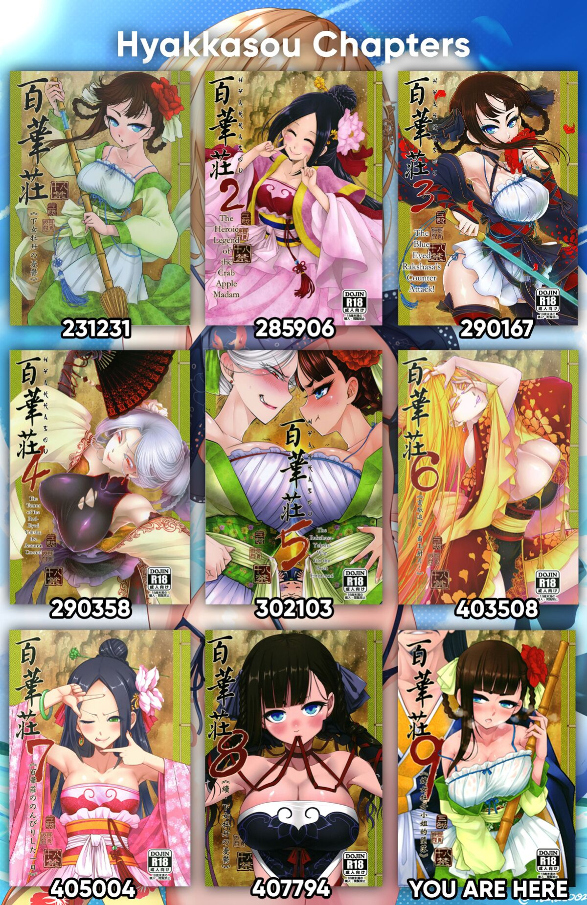 [San Se Fang (Heiqing Langjun)] Hyakkasou9 <<Zoku Gejo Botan no Daraku>> [Watson]