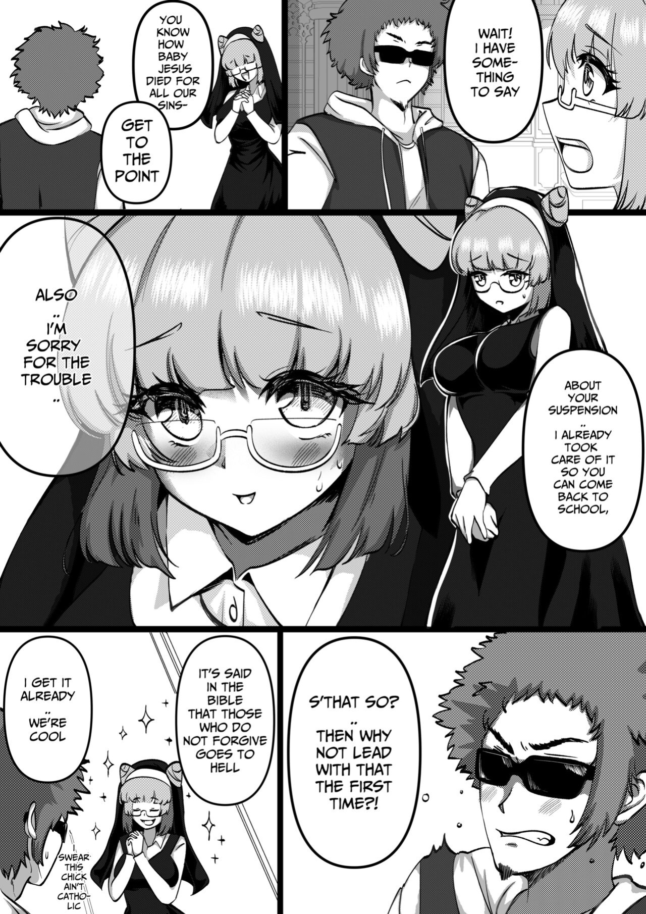 [Artist: puchik0] The Retarded Nun made me sign up on a different Religion
