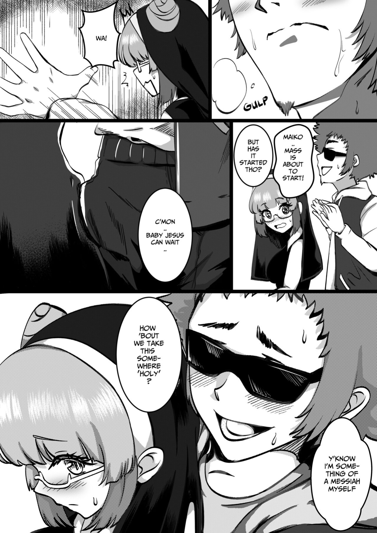 [Artist: puchik0] The Retarded Nun made me sign up on a different Religion