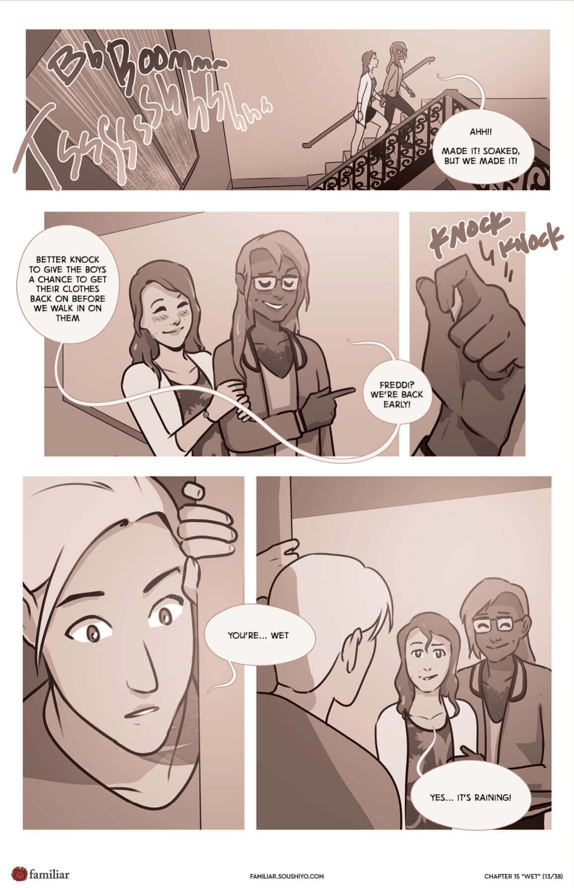 Familiar [Soushiyo] - Act 2 - Chapter 15 - Wet Part 1