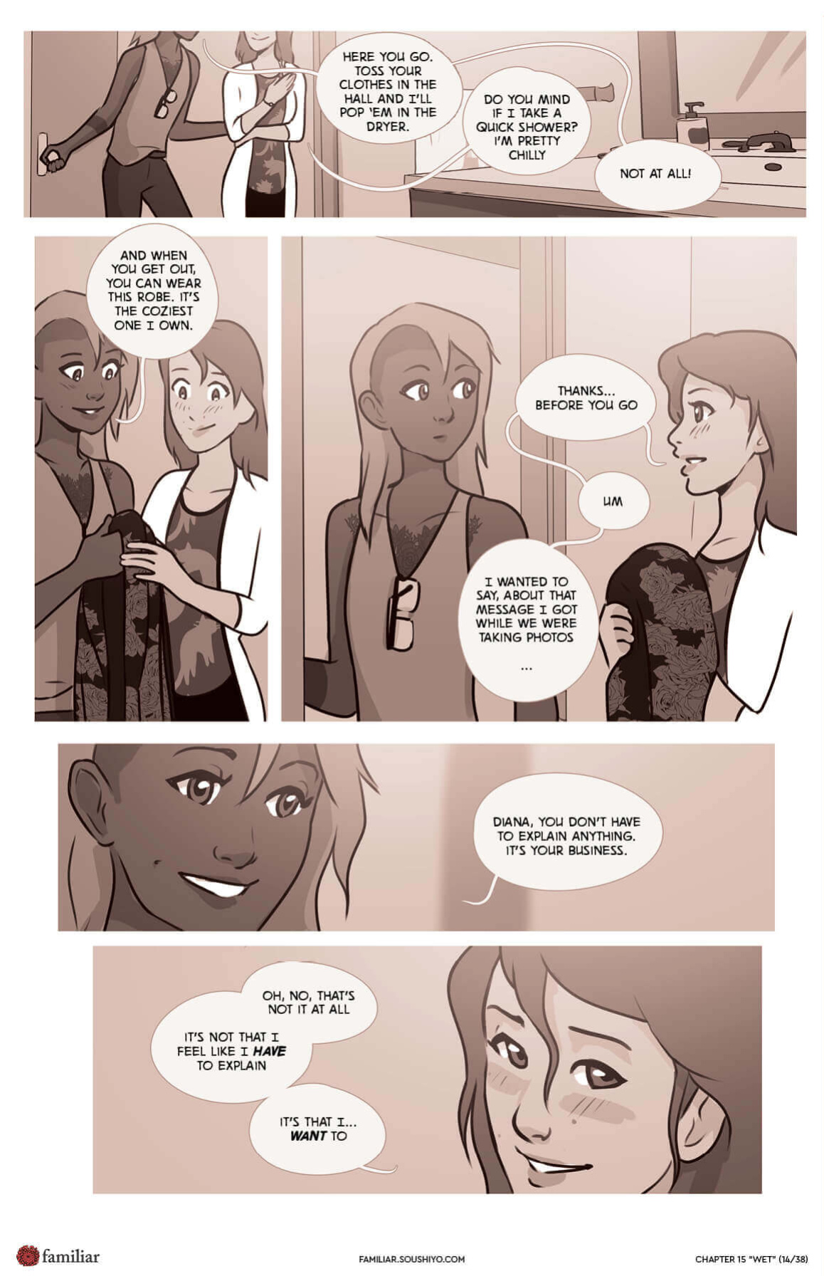 Familiar [Soushiyo] - Act 2 - Chapter 15 - Wet Part 1