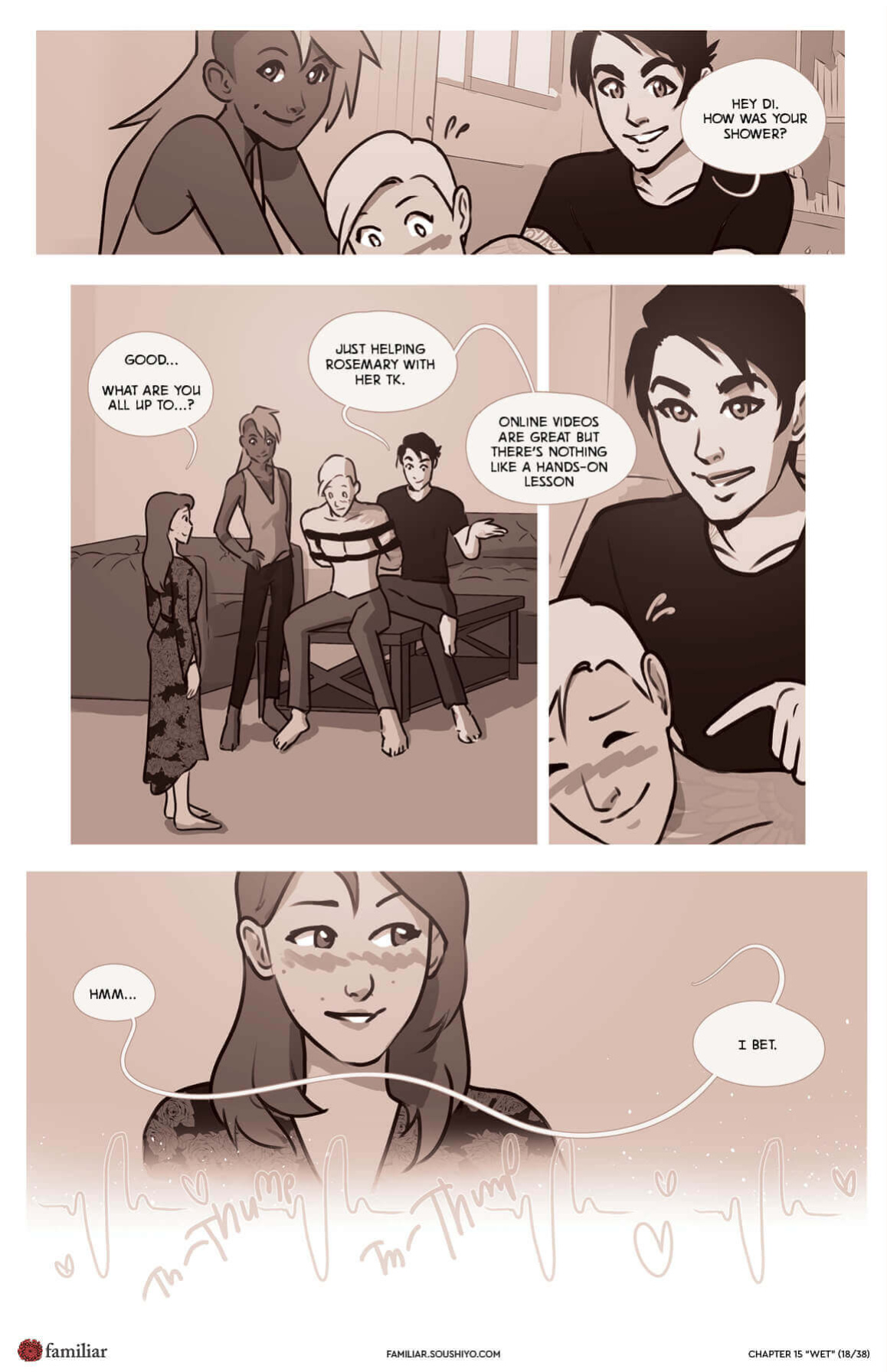 Familiar [Soushiyo] - Act 2 - Chapter 15 - Wet Part 1