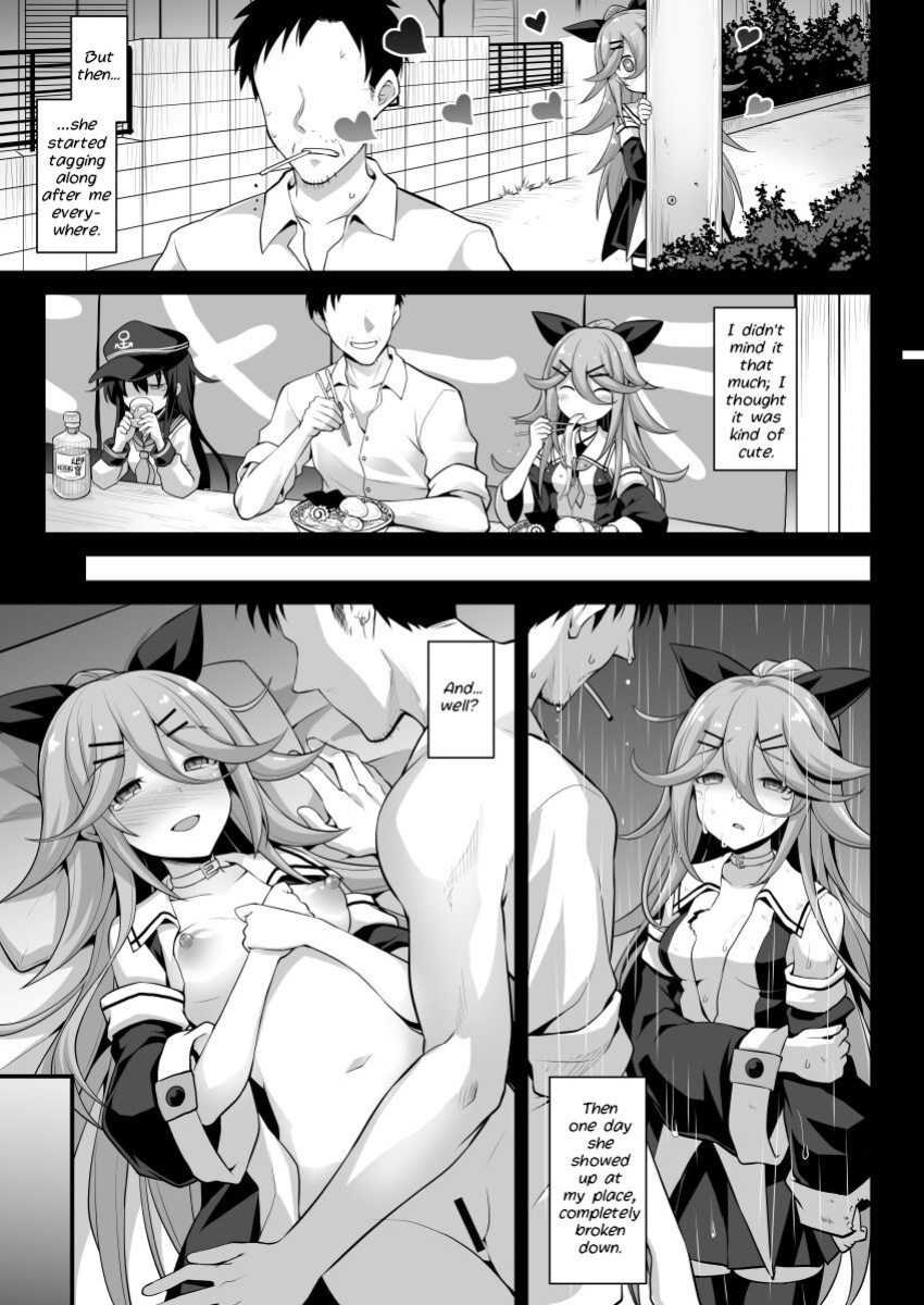 [Akutensoushin (Kokutou Nikke)] Yamakaze-chan wa Ai ga Omoi!! | Yamakaze's love is HEAVY!! (Kantai Collection -KanColle-) [LoeQuality Translations]
