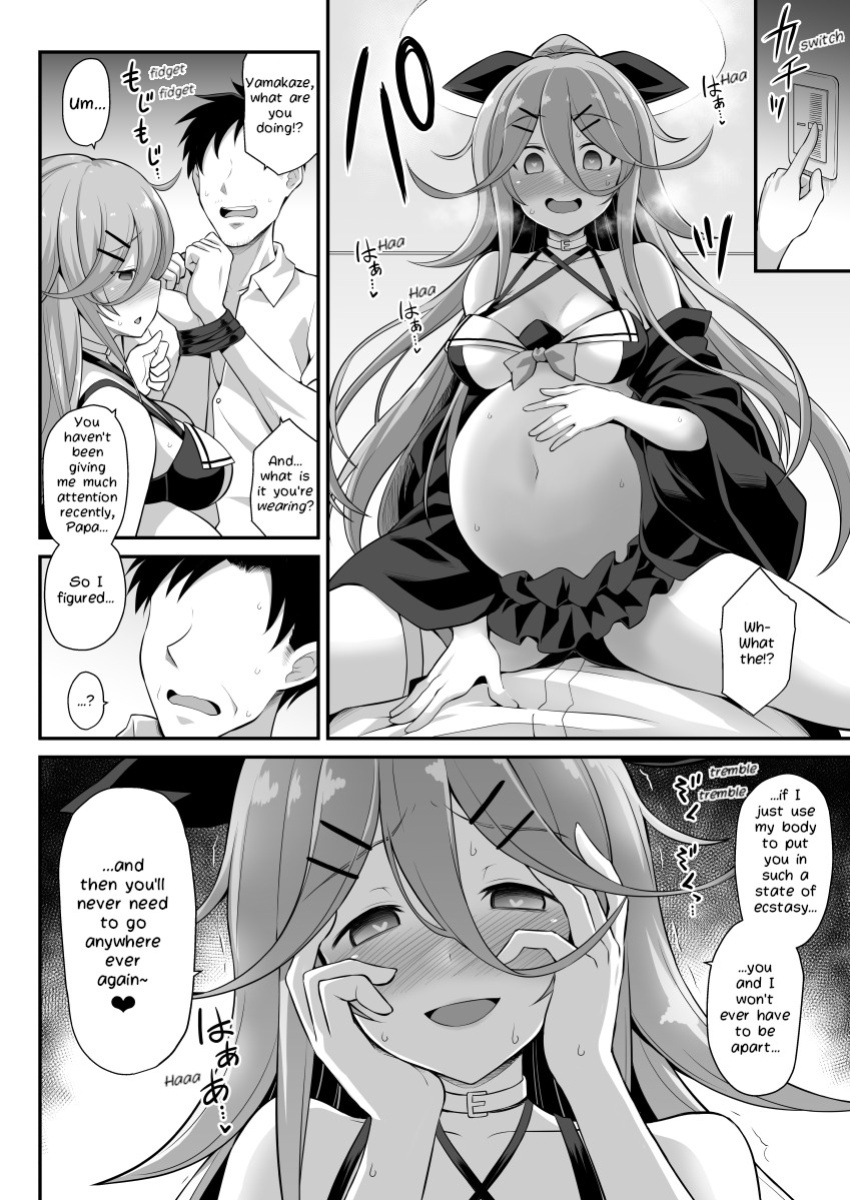 [Akutensoushin (Kokutou Nikke)] Yamakaze-chan wa Ai ga Omoi!! | Yamakaze's love is HEAVY!! (Kantai Collection -KanColle-) [LoeQuality Translations]
