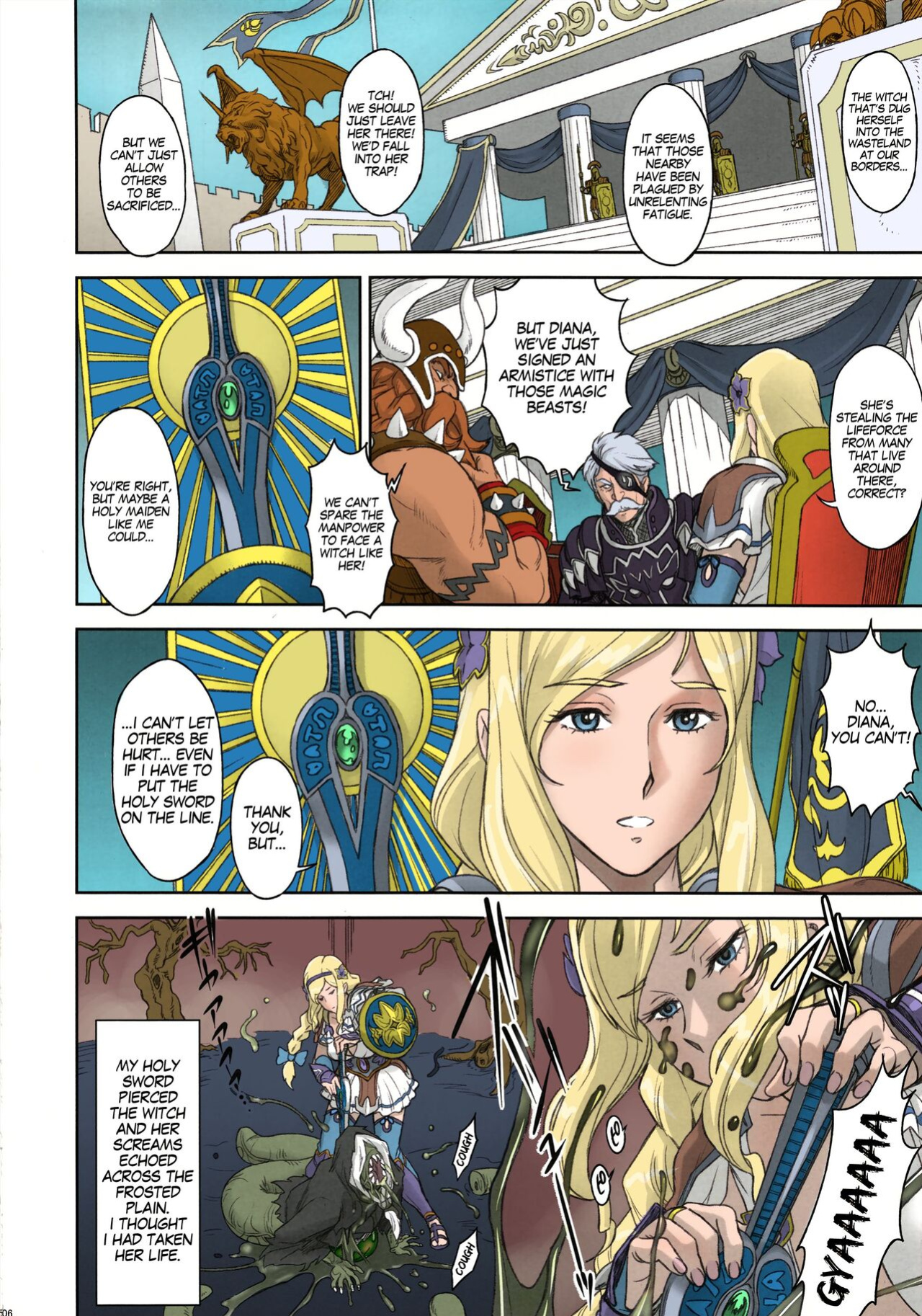 (C94) [Niku Ringo (Kakugari Kyoudai)] NIPPON LACTATE [bewbs666] [Colorized]