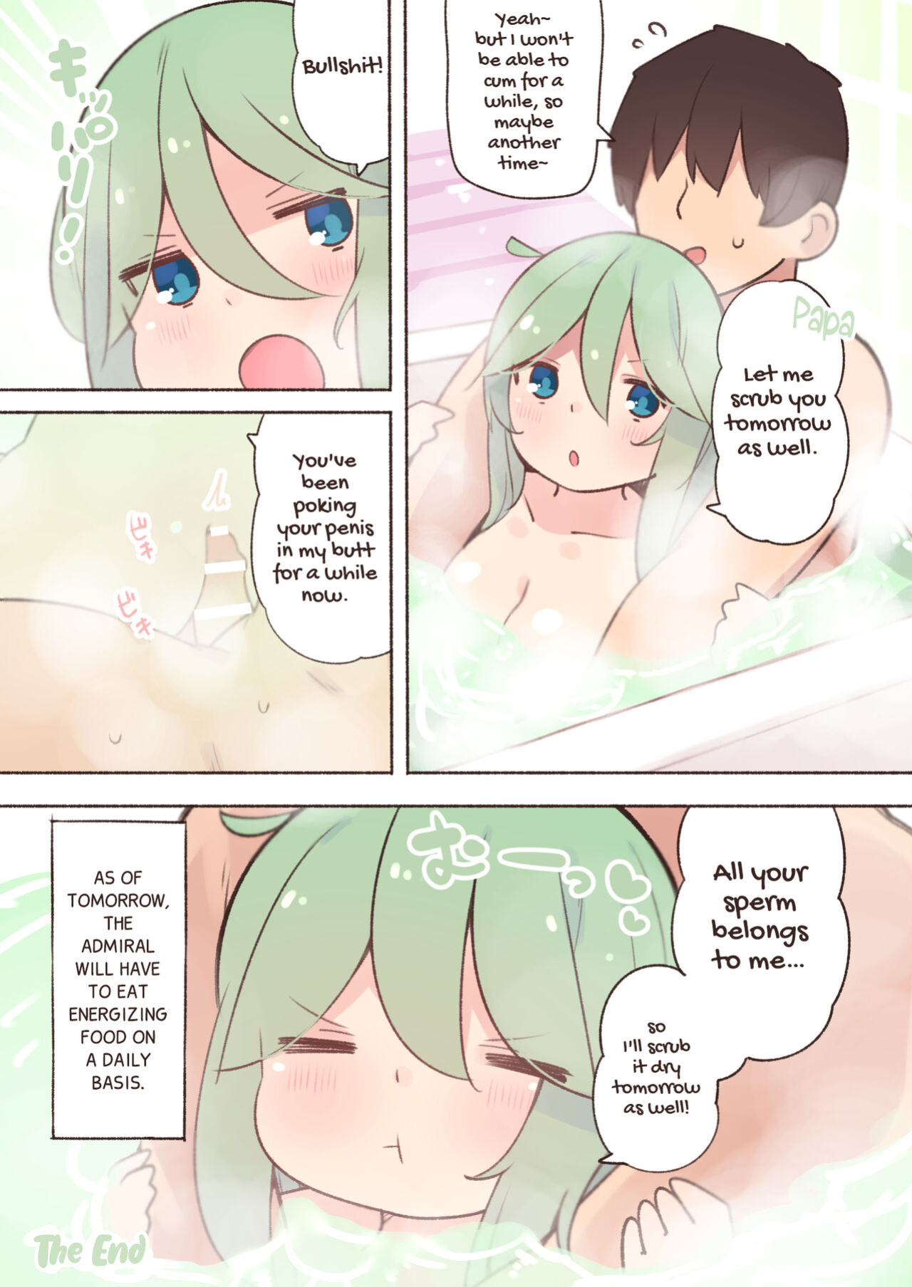 [Suzuki Toto] Yamakaze-chan to Ofuro de Araikko (Kantai Collection -KanColle-) [Black Grimoires]