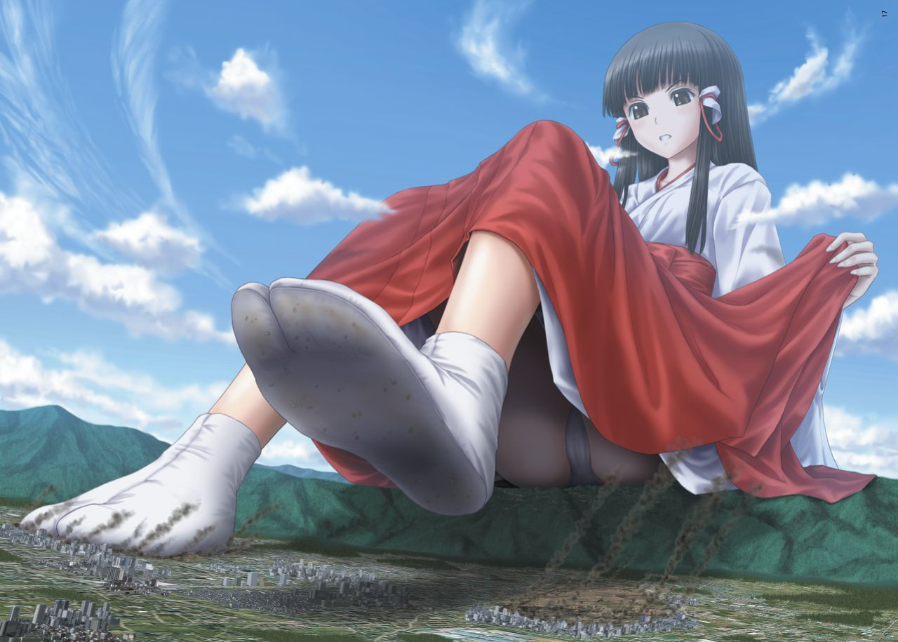 (C81) [Ashurame Gajoh (Manzi_SS, Shirousagi, etc)] Kairiki Kyodai Musume | Superhuman Strength Giantess (Various)