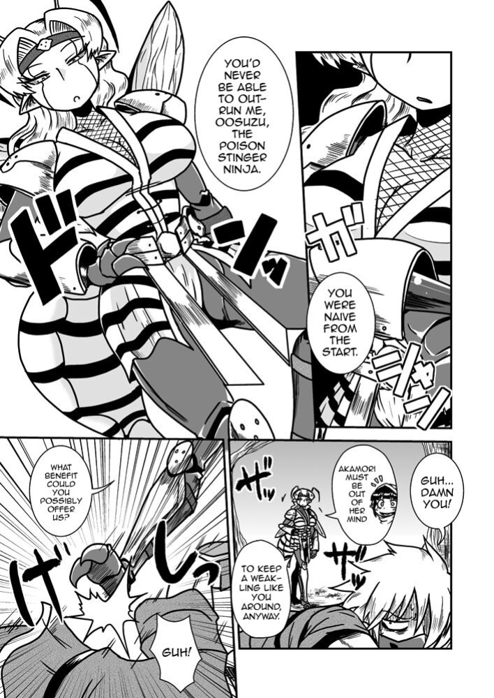 [Chapedizo (Aruse Yuuji)] Jingai Ninpouchou ~ Dokubari Ninja Oosuzu no Maki ~ [mysterymeat3]
