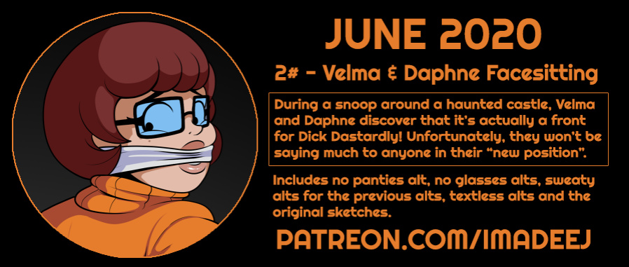 [imadeej] Velma & Daphne Facesitting (Scooby-Doo)
