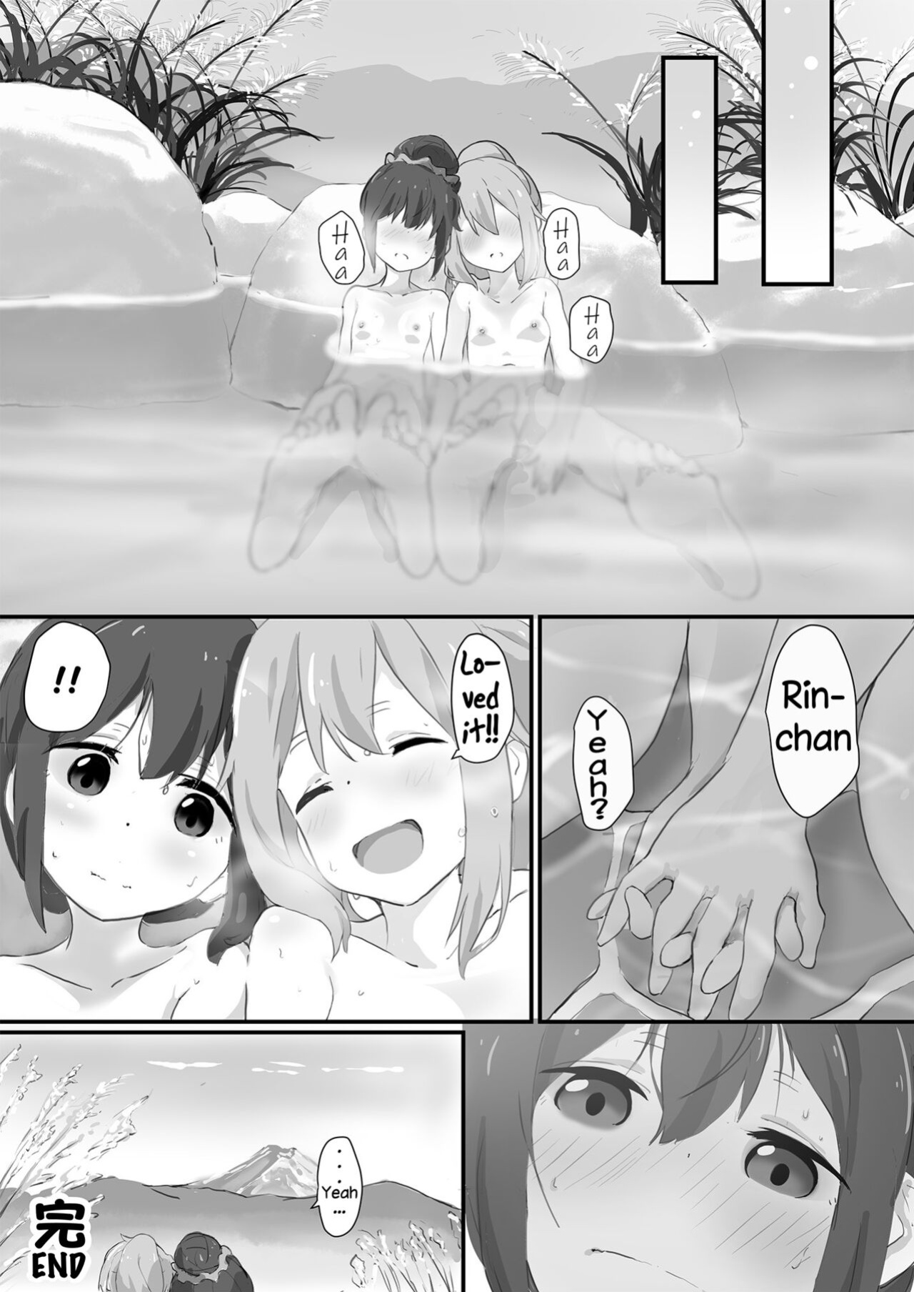 [Muraimura] Nade Rin ga Onsen de | Nade Rin at the Onsen (Yuru Camp△) [Round Circle Translation Group]
