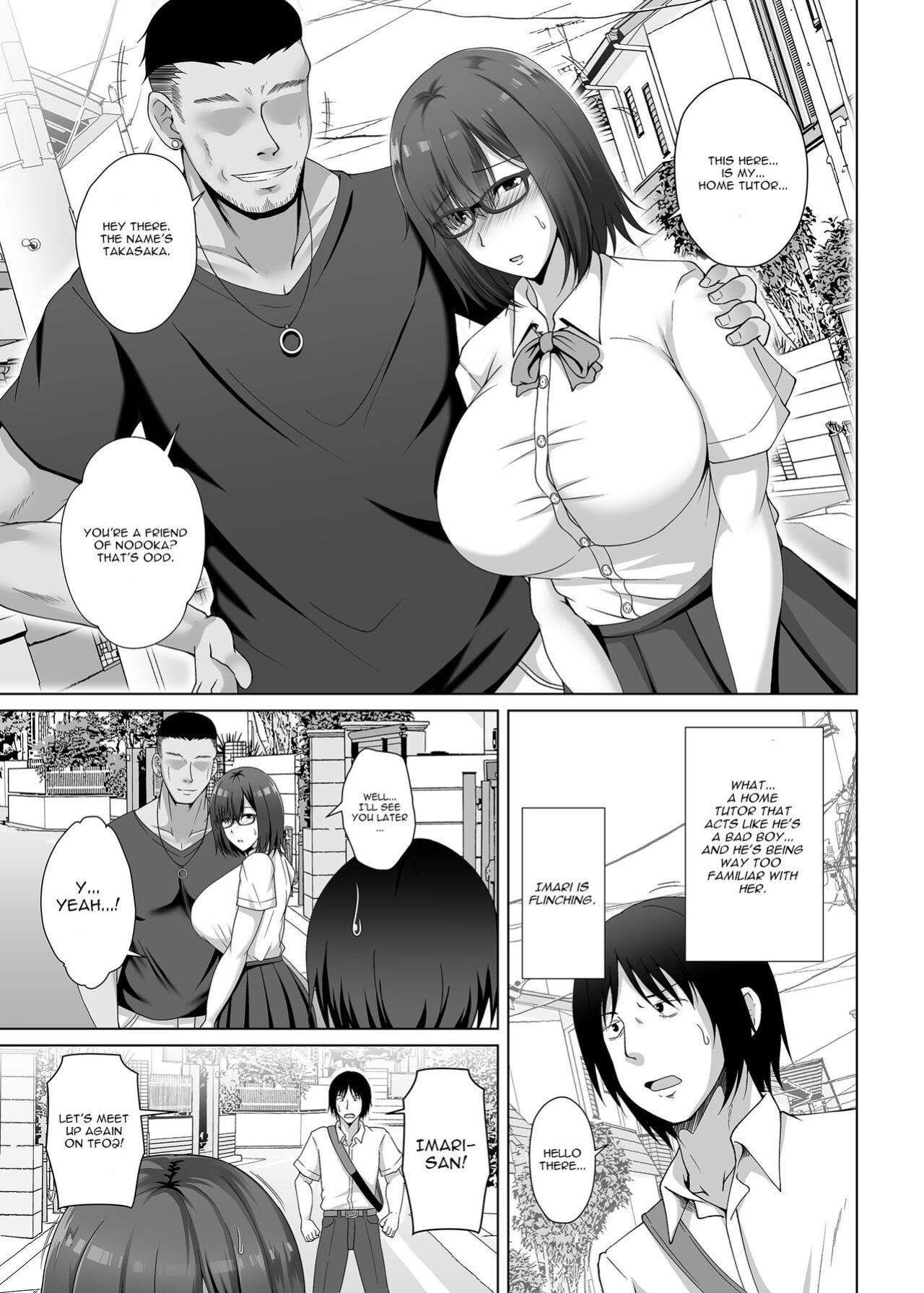 [Taishou Romanesque (Toono Suika)] Kanojo ga Tattoo o Ireta Wake ~Kataomoi no Kyonyuu Jimi Musume ga Yarichin Kareshi ni Somerareru made~ [CGrascal]