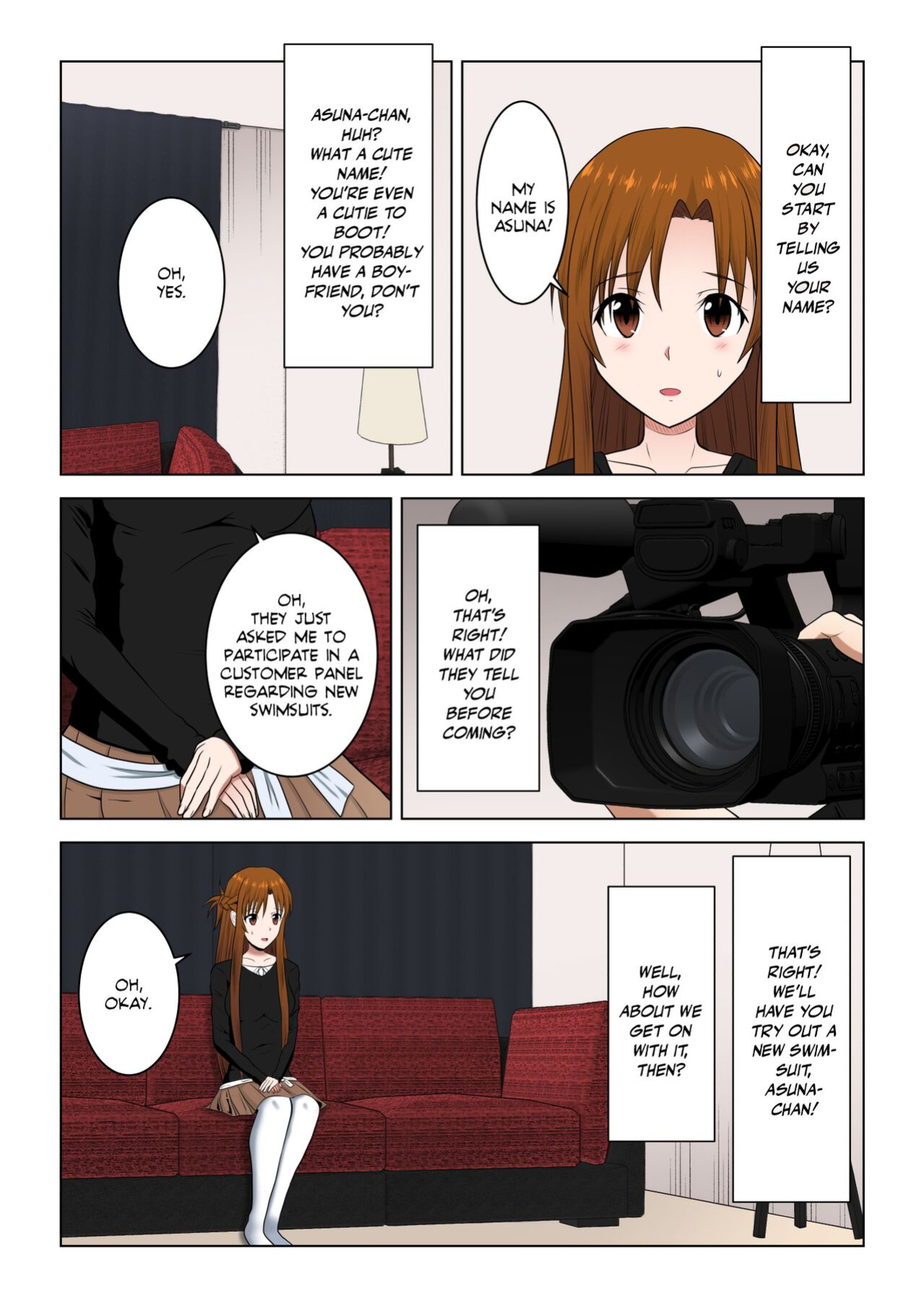[Atelier Fujimiya (Fujimiya Siryu)] Machigatte Shirouto Mono AV ni Shutsuen Shichatte Netorareta Senkou-san (Sword Art Online) [Colorized] [Team Rabu2] [SPDSD]
