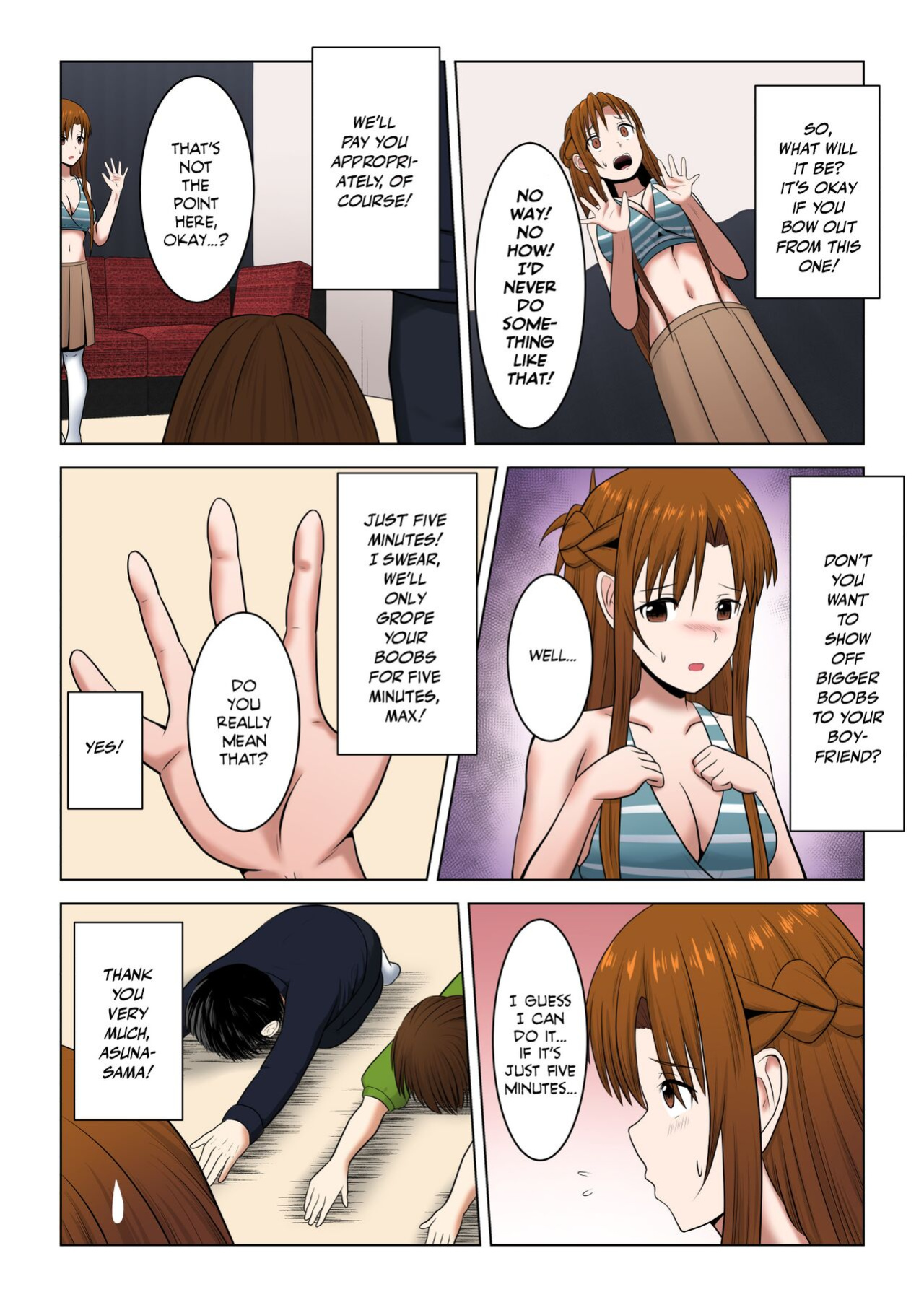 [Atelier Fujimiya (Fujimiya Siryu)] Machigatte Shirouto Mono AV ni Shutsuen Shichatte Netorareta Senkou-san (Sword Art Online) [Colorized] [Team Rabu2] [SPDSD]