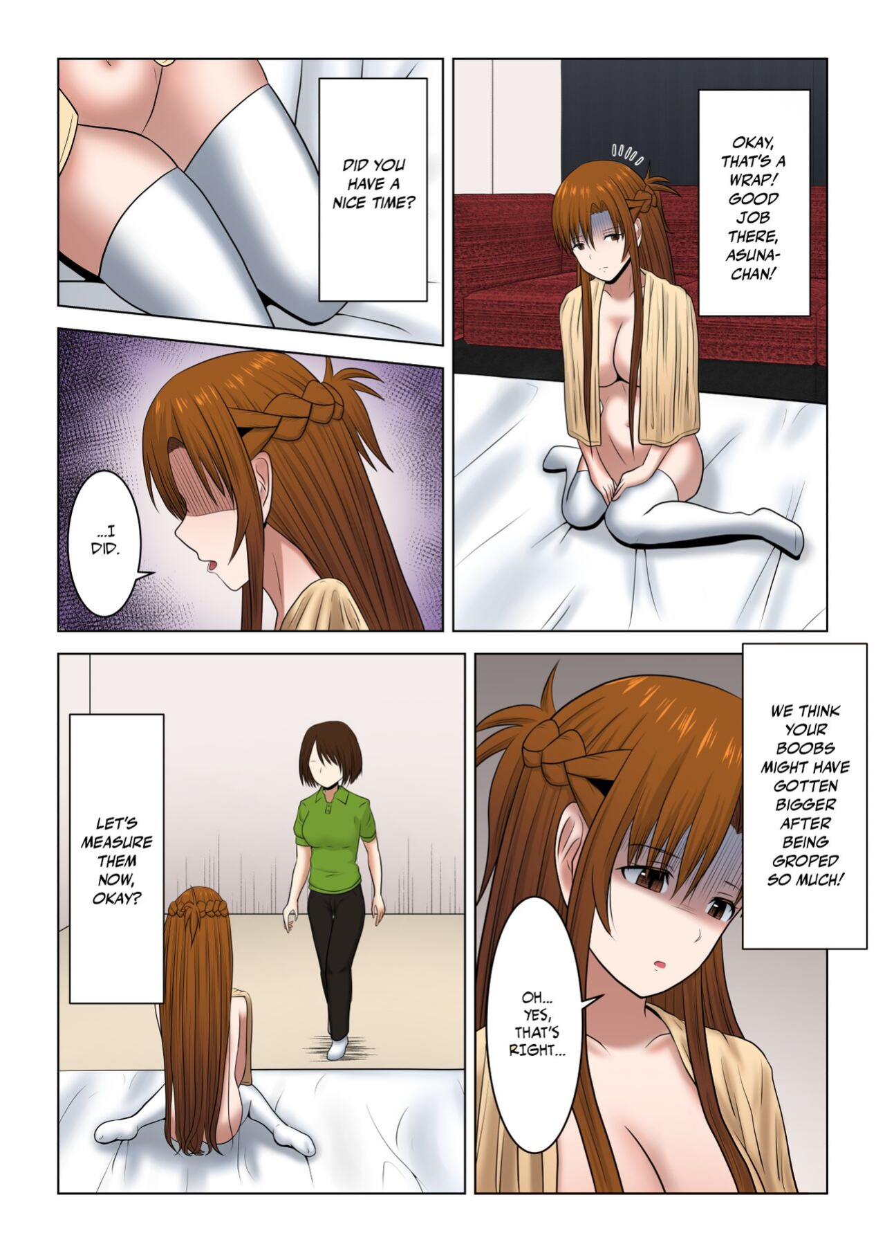 [Atelier Fujimiya (Fujimiya Siryu)] Machigatte Shirouto Mono AV ni Shutsuen Shichatte Netorareta Senkou-san (Sword Art Online) [Colorized] [Team Rabu2] [SPDSD]