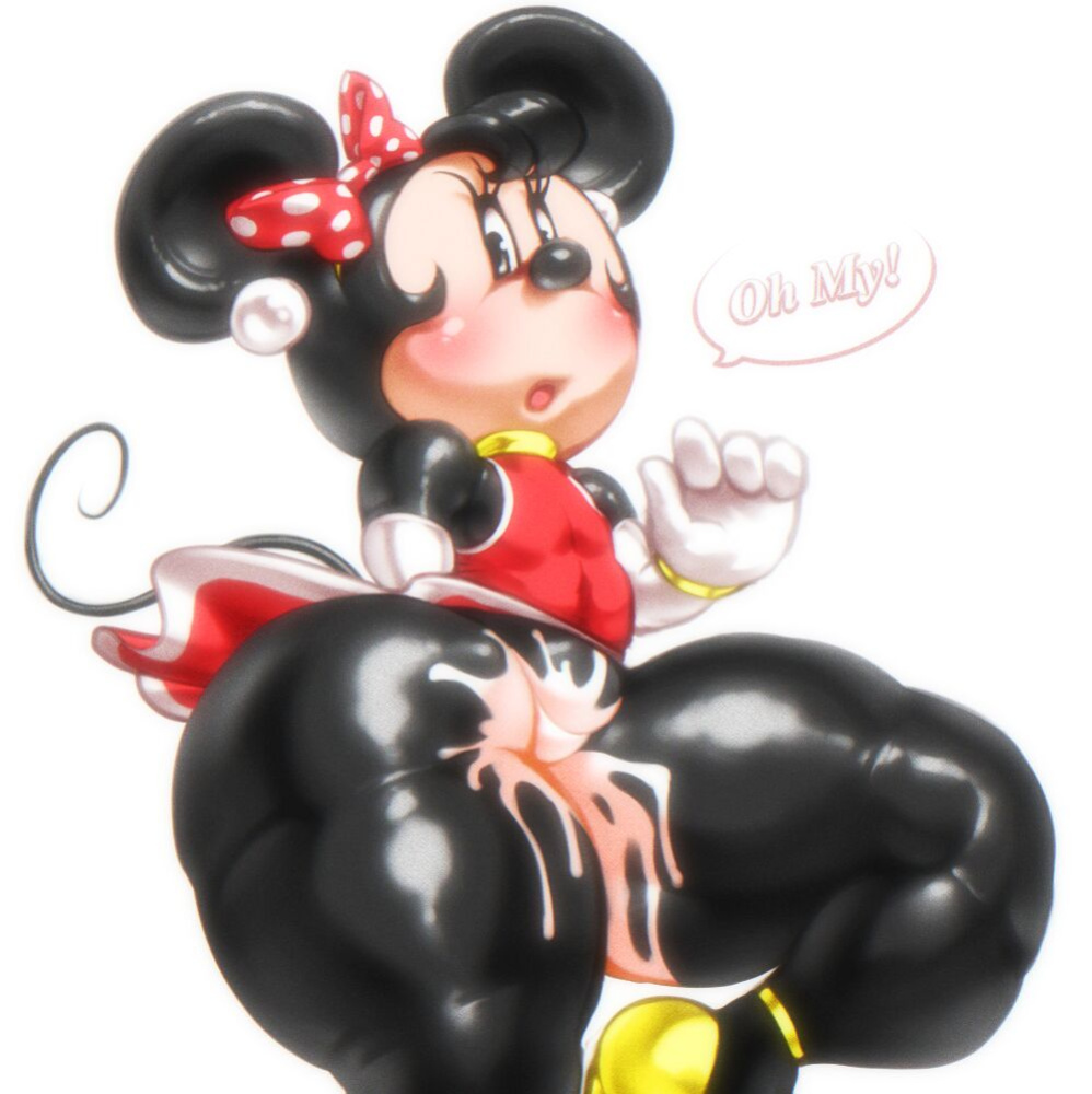 [Angelauxes] Minnie's Panty Flash + Bukkaked