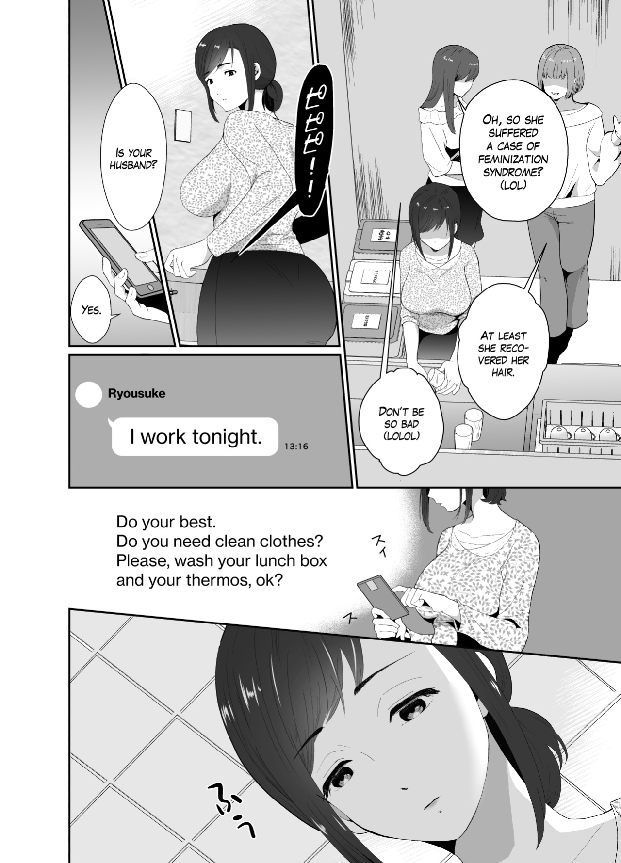 [Kinokko (Taguchi Monyata)] Uwakisyou no Otto ni Seitenkan Kusuri o Nomase Tsuzuketa Kekka | The Results of Making my Adulterous Husband Continuously Drink a Gender-Bending Drug [Blavatsky Project]