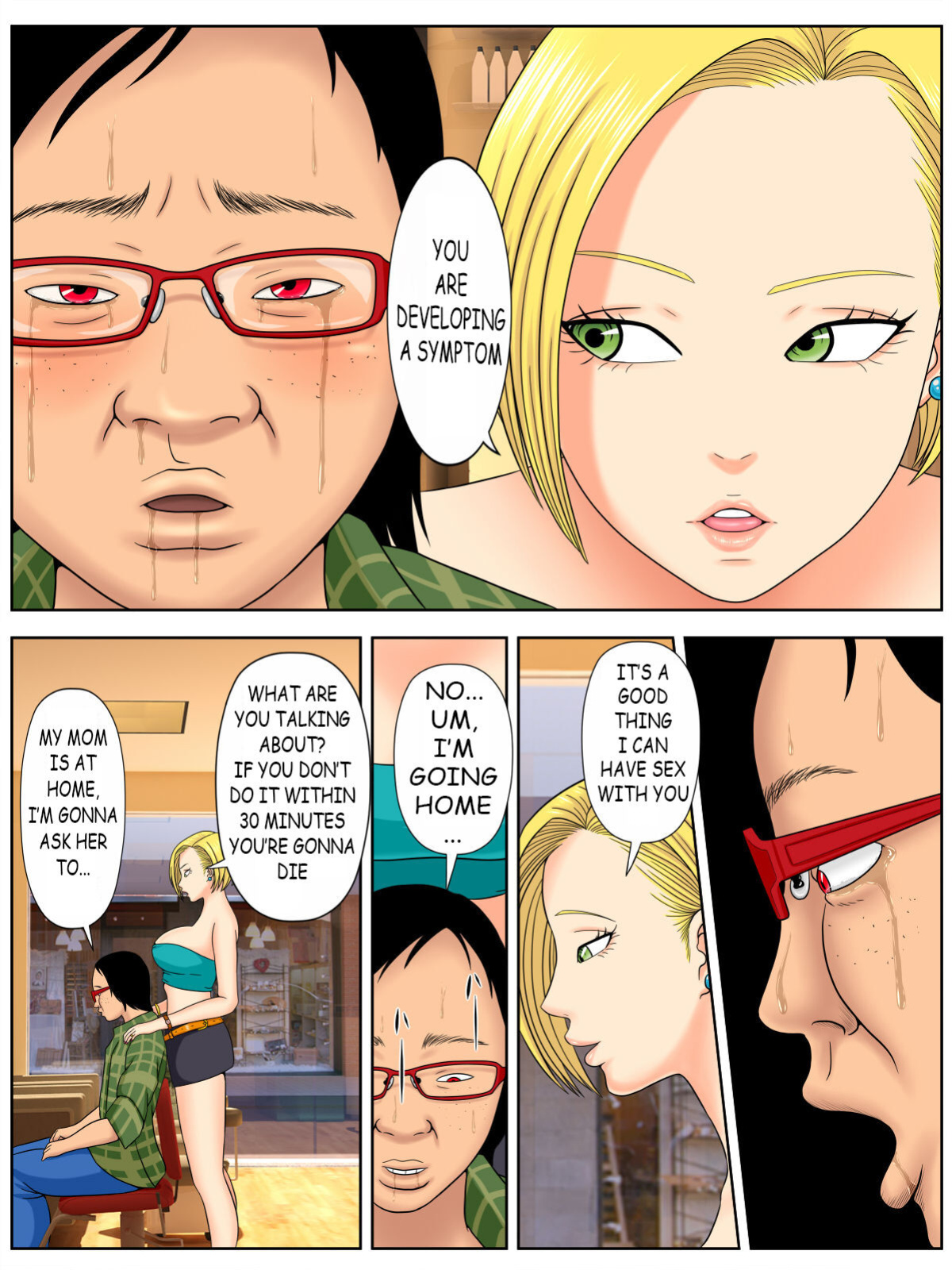 [Minazuki Mikka] Sex Shinaito Shinu Yamai 2 ~Hasshou Shitara Sex wa Gimu~ [wasabi]