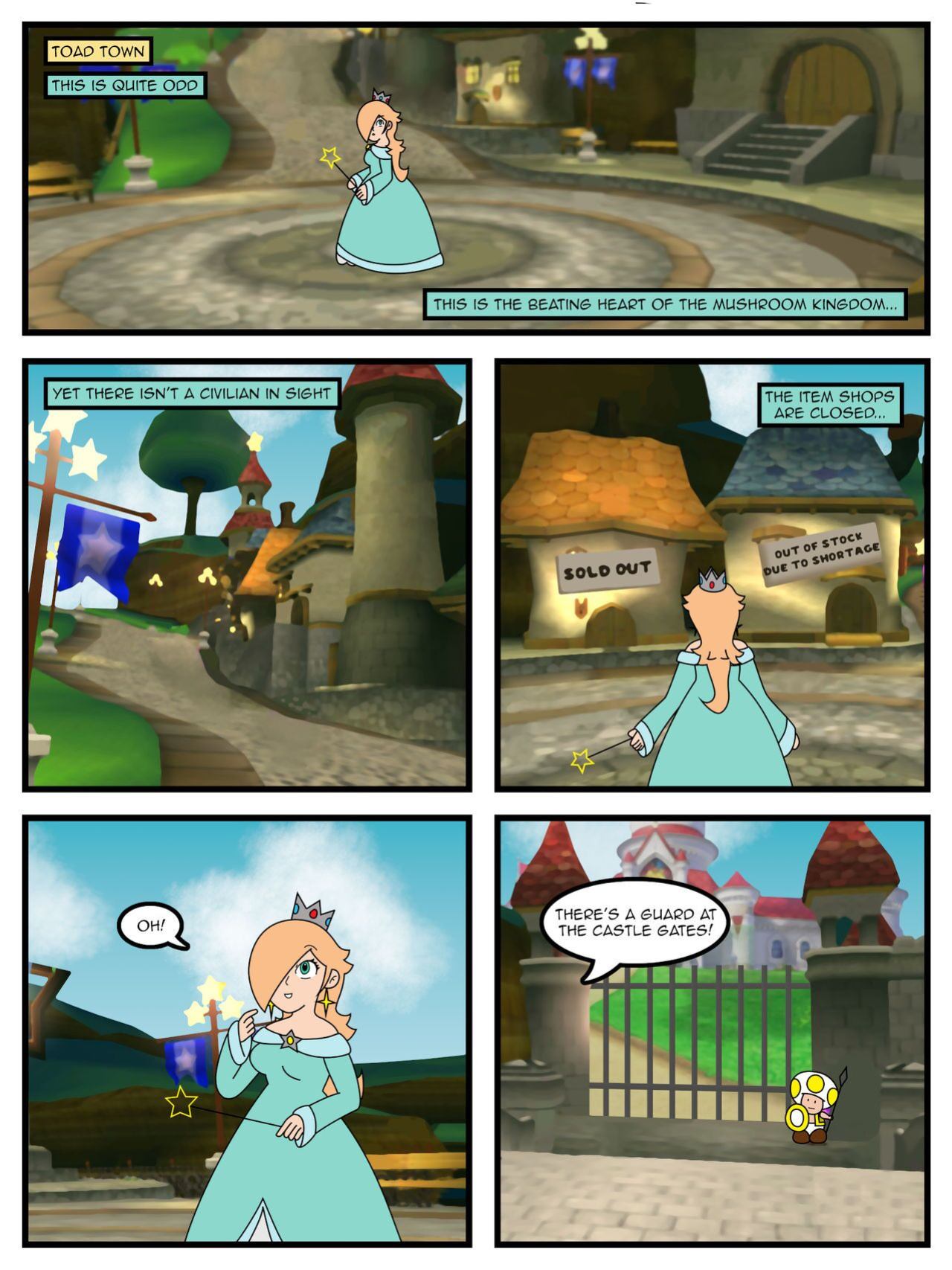 Rosalina and the Prankster Comet