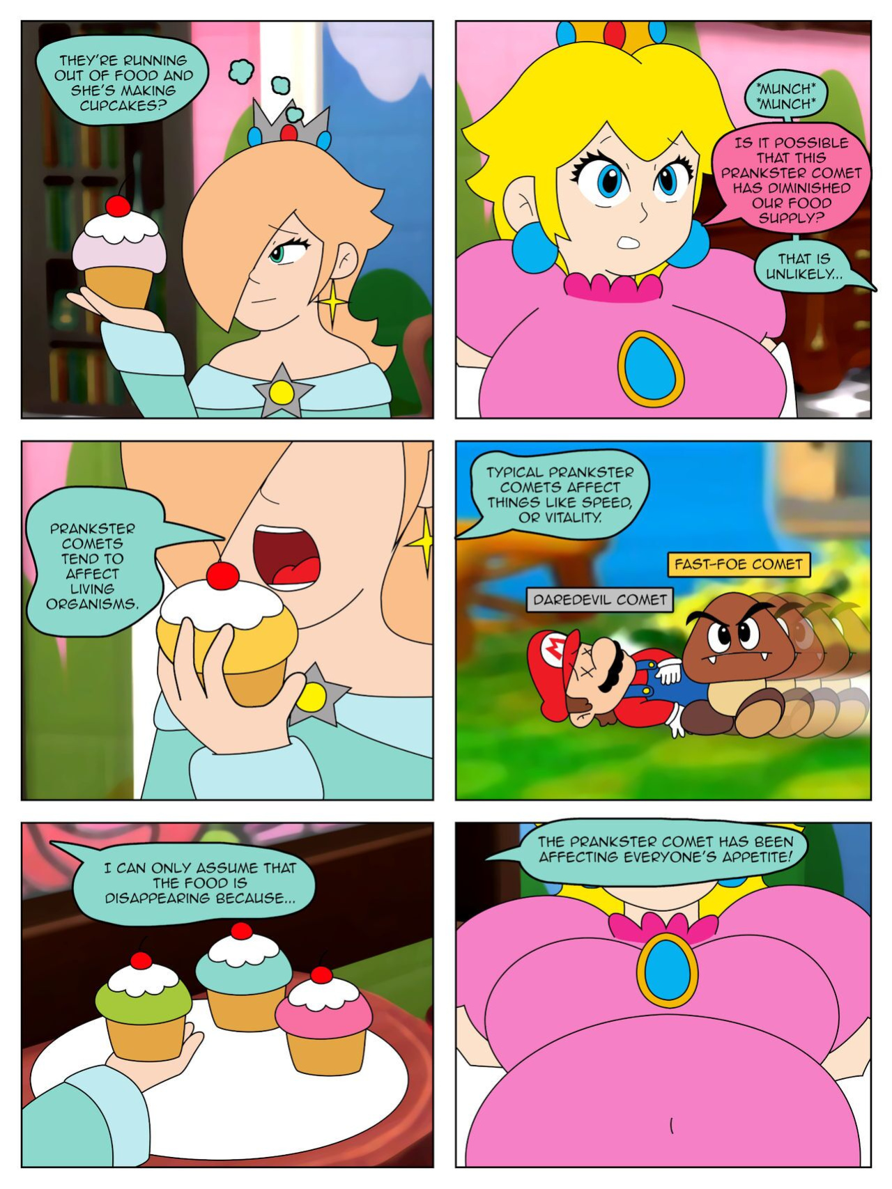 Rosalina and the Prankster Comet