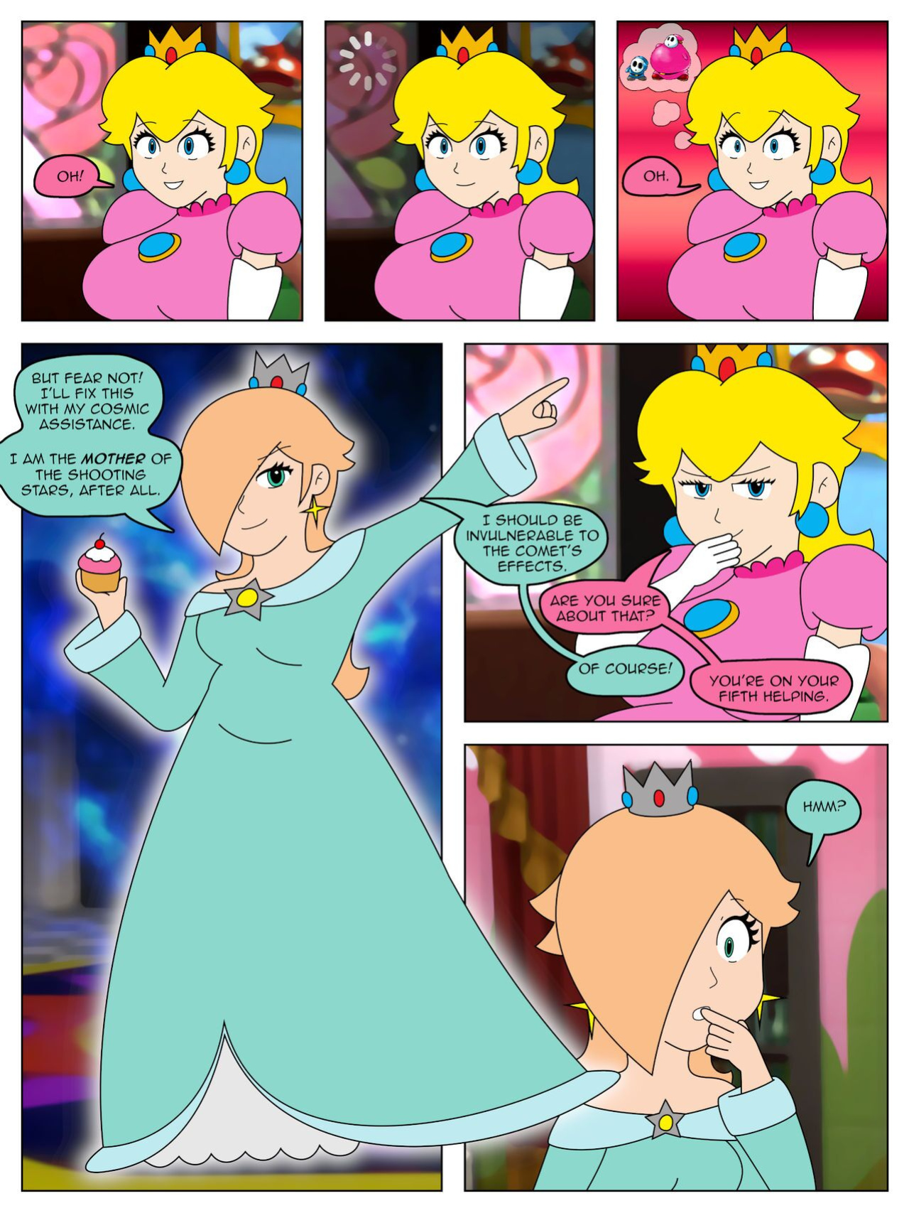 Rosalina and the Prankster Comet