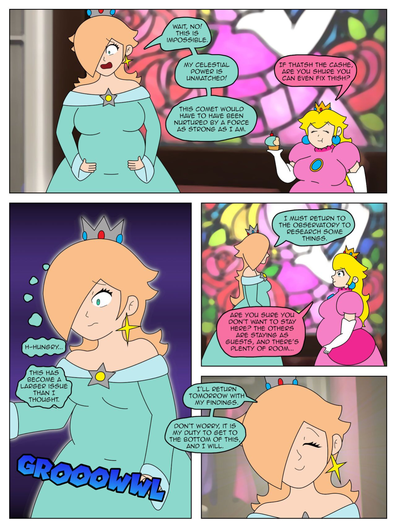 Rosalina and the Prankster Comet