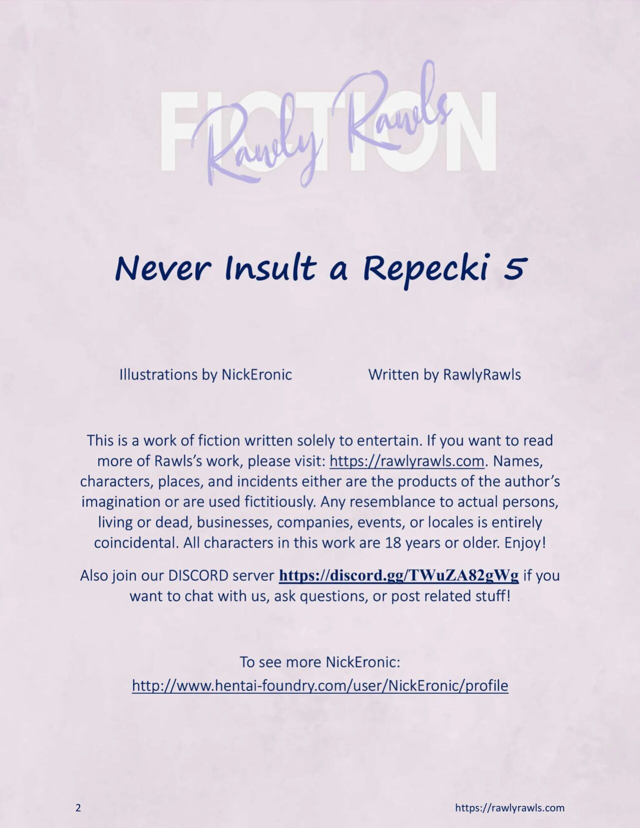 Never Insult a Repecki [Nick Eronic] - 5