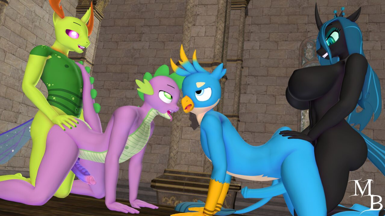 [Various|MLP] Futa Chrysalis 3D