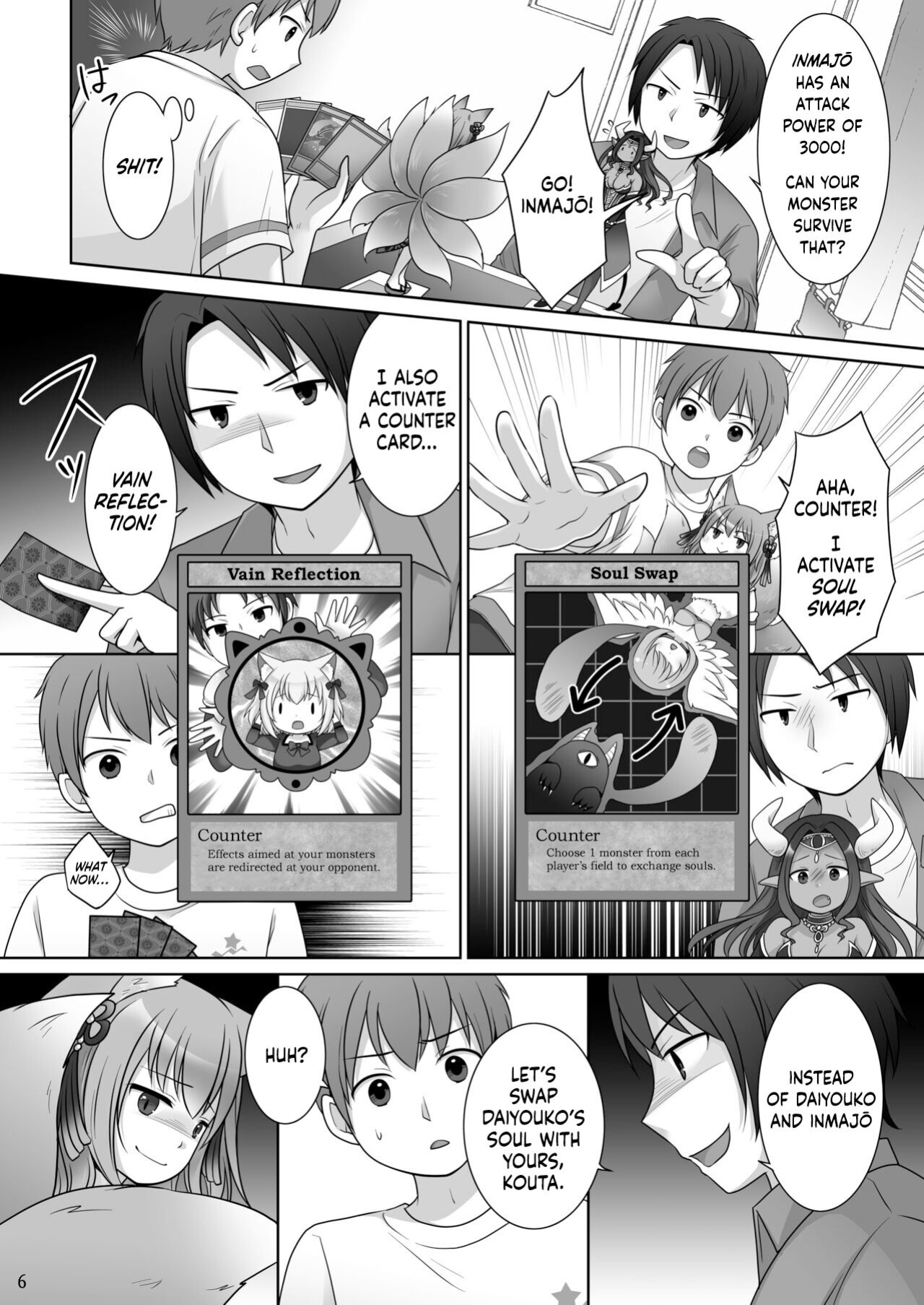 Soul Swap ~ We whose Bodies were Stolen by the Spirits of the Cards ~ ("Kankon no Gi" ~ Card no Seirei ni Karada o Ubawareta Oretachi ~) [Chabatake ni Haeta Takenoko (Kuratsuka Riko, Iga Senpuki)]
