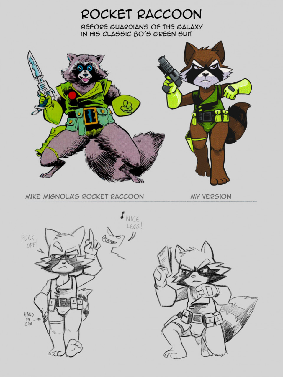 [ImpXimon] Rocket Raccoon Retro Comic