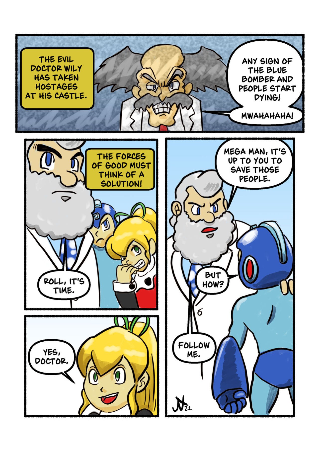 [Jo Nothing] Meido Man (Mega-man)