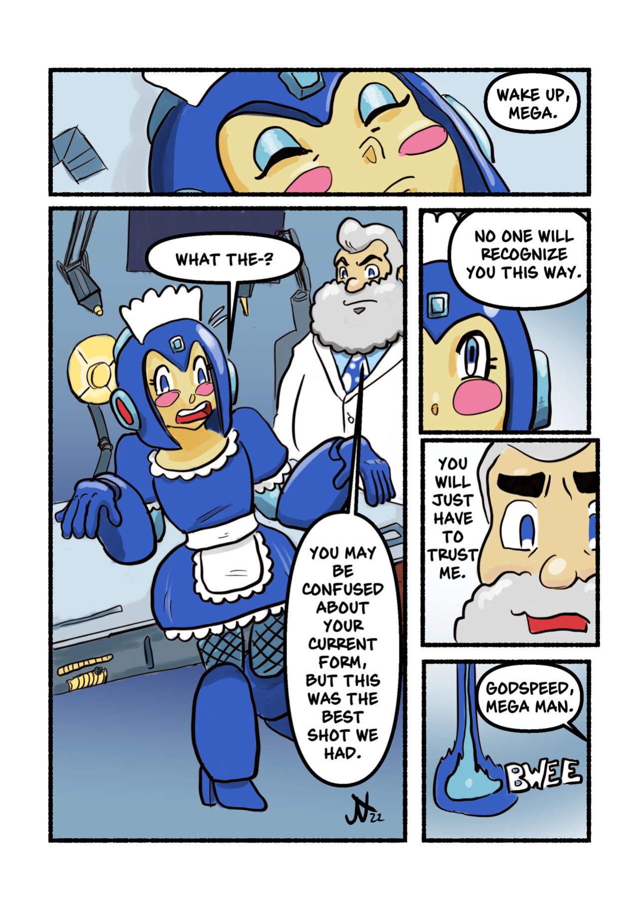 [Jo Nothing] Meido Man (Mega-man)