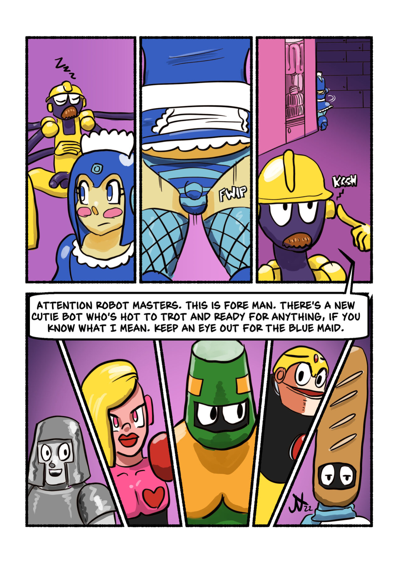 [Jo Nothing] Meido Man (Mega-man)