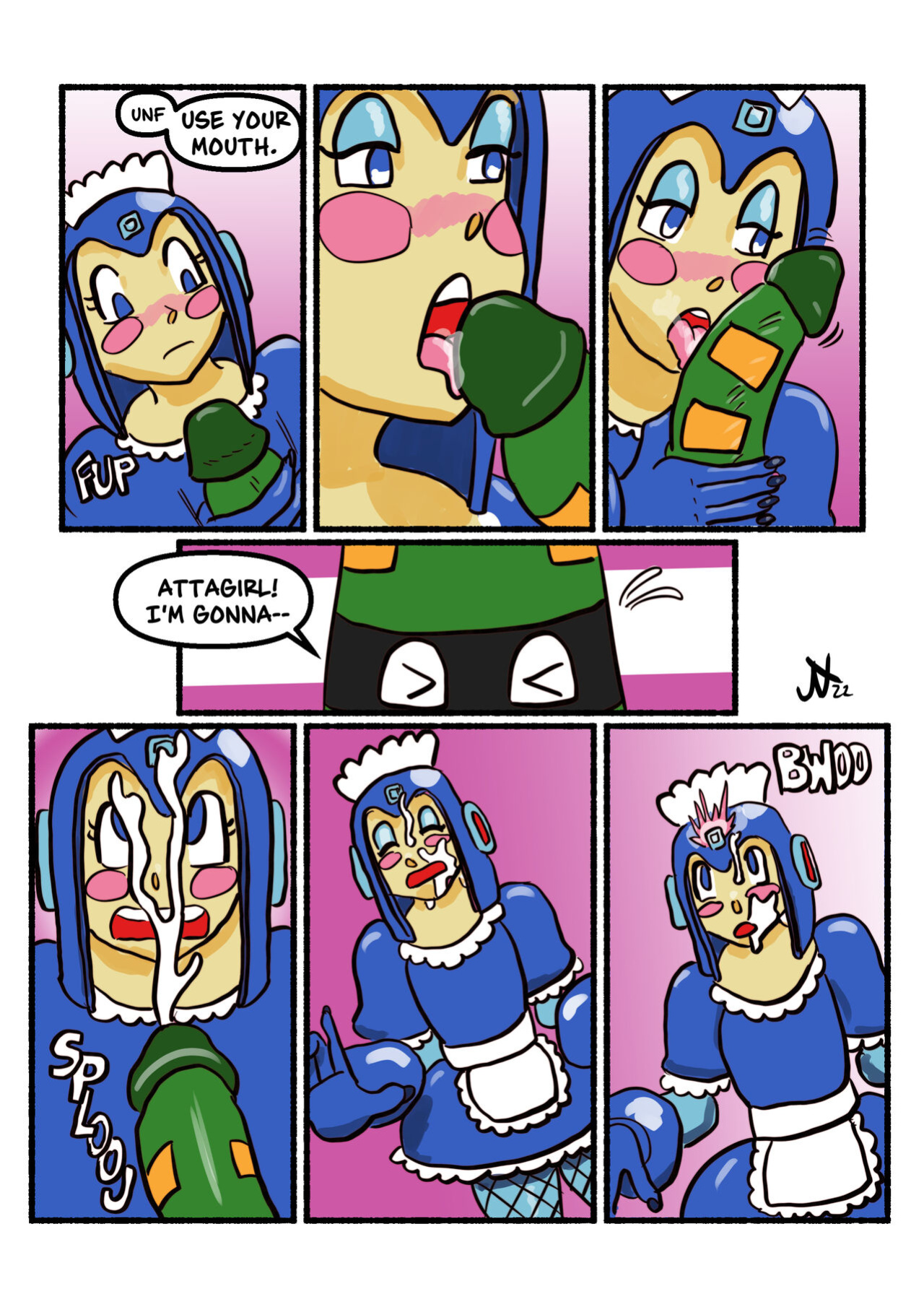 [Jo Nothing] Meido Man (Mega-man)
