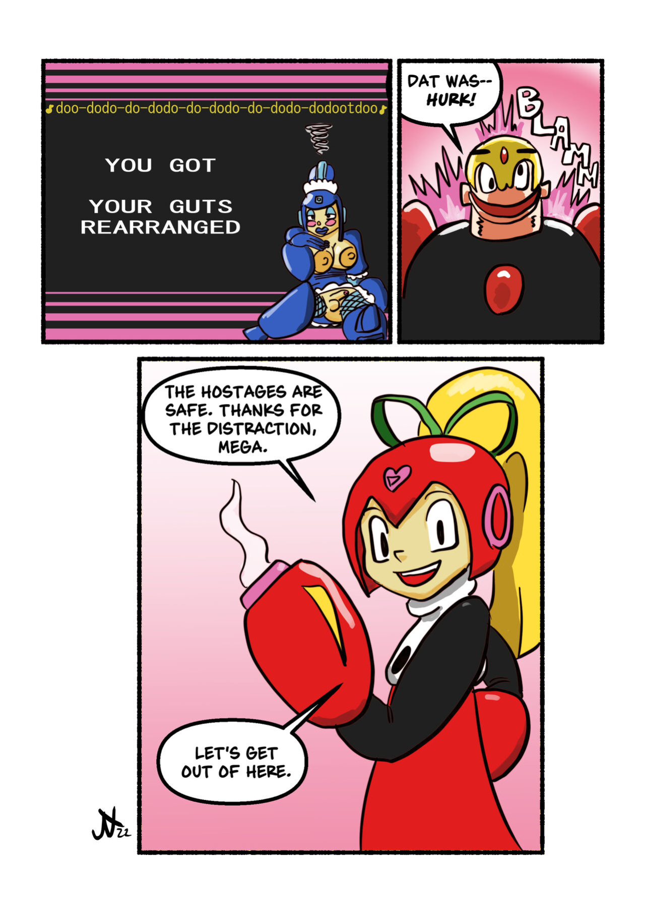 [Jo Nothing] Meido Man (Mega-man)