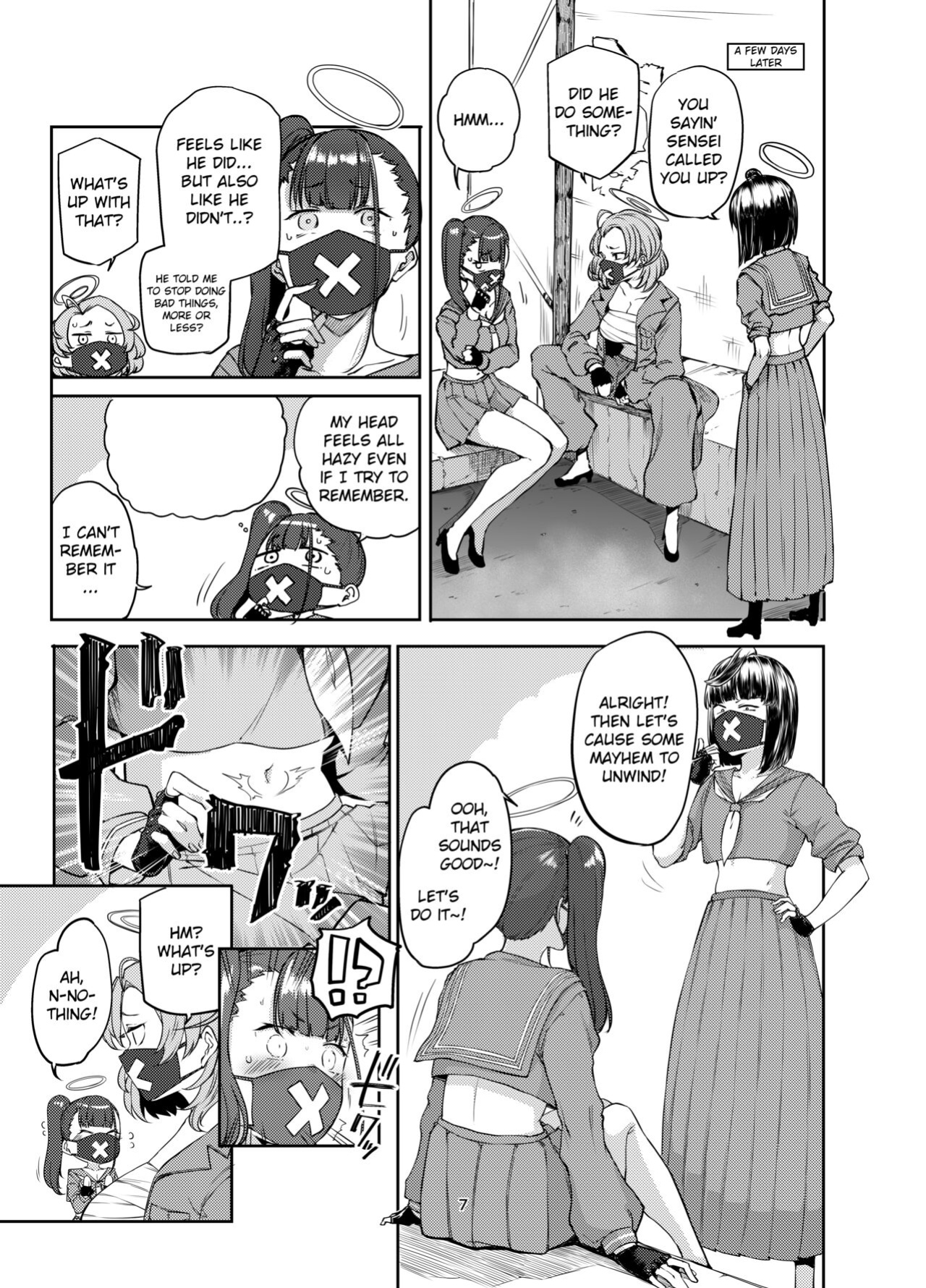 [Triple Luck (Miyoshi)] Sukeban Oshioki-bu | Miss Delinquent's Punishment Club (Blue Archive) [Douzo Lad Translations]