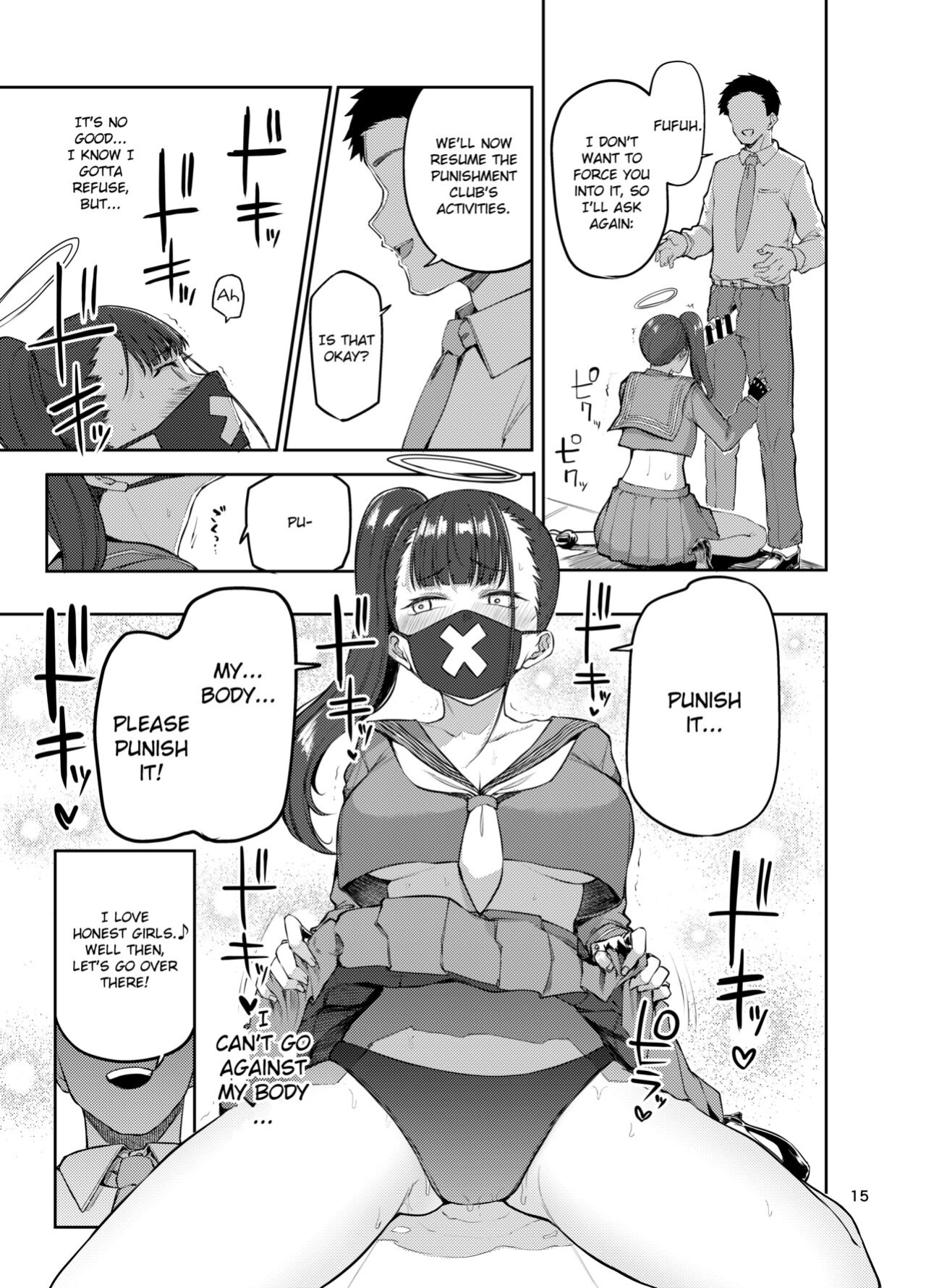 [Triple Luck (Miyoshi)] Sukeban Oshioki-bu | Miss Delinquent's Punishment Club (Blue Archive) [Douzo Lad Translations]