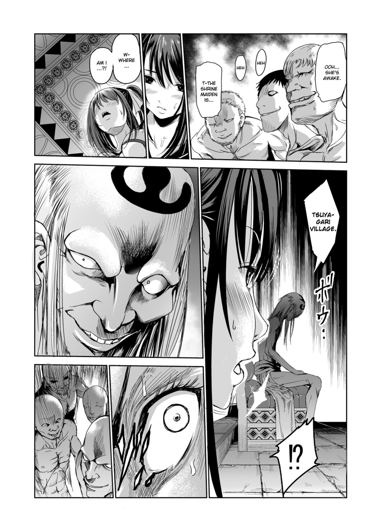 [Raid Socks (Tricky)] Tsuyagari Mura 1 ~Kareshi o Mamoru Tame Hikyou no Mura de Kyousei Gohoushi & NTR Sex~ [RuruScanlations]