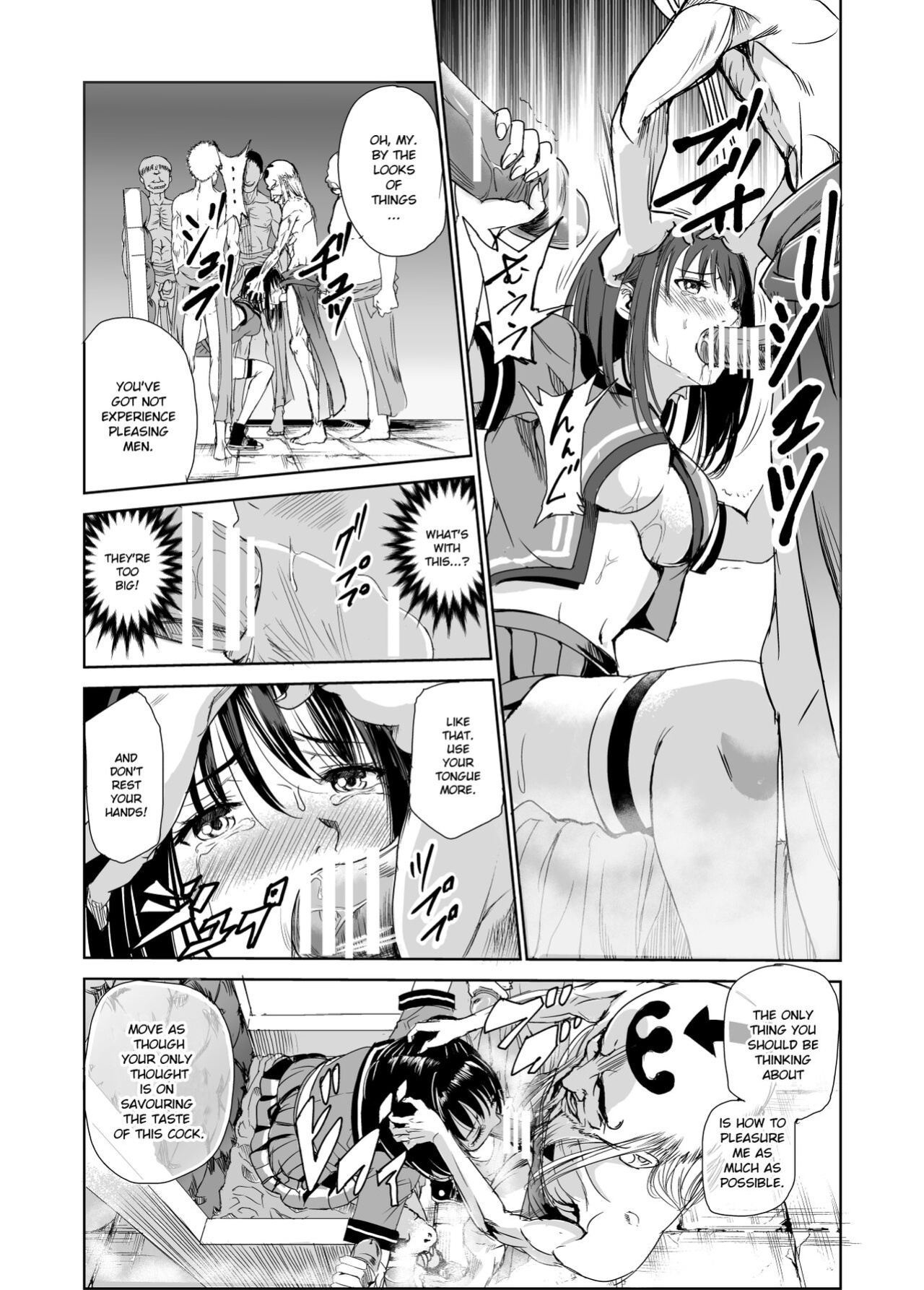 [Raid Socks (Tricky)] Tsuyagari Mura 1 ~Kareshi o Mamoru Tame Hikyou no Mura de Kyousei Gohoushi & NTR Sex~ [RuruScanlations]