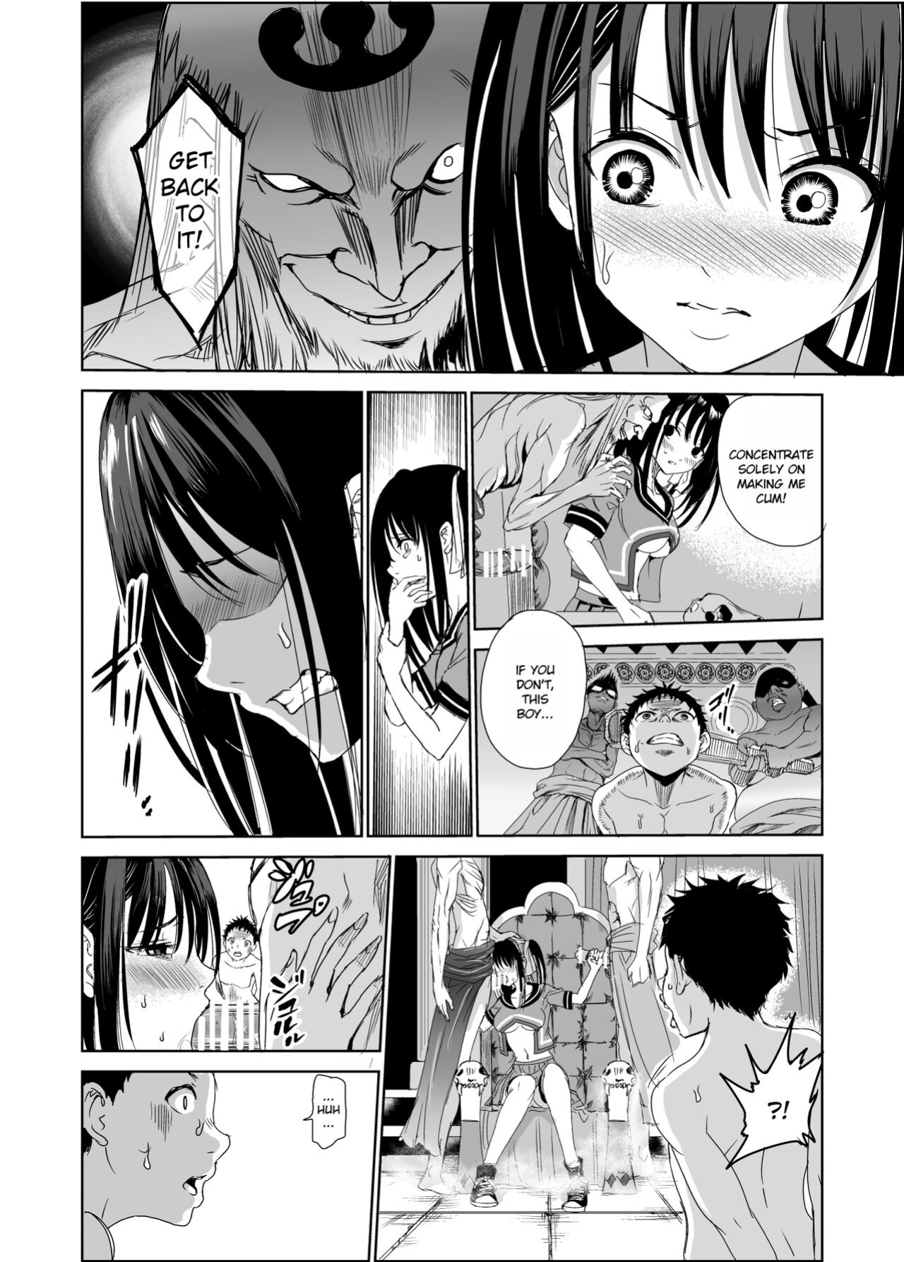 [Raid Socks (Tricky)] Tsuyagari Mura 1 ~Kareshi o Mamoru Tame Hikyou no Mura de Kyousei Gohoushi & NTR Sex~ [RuruScanlations]