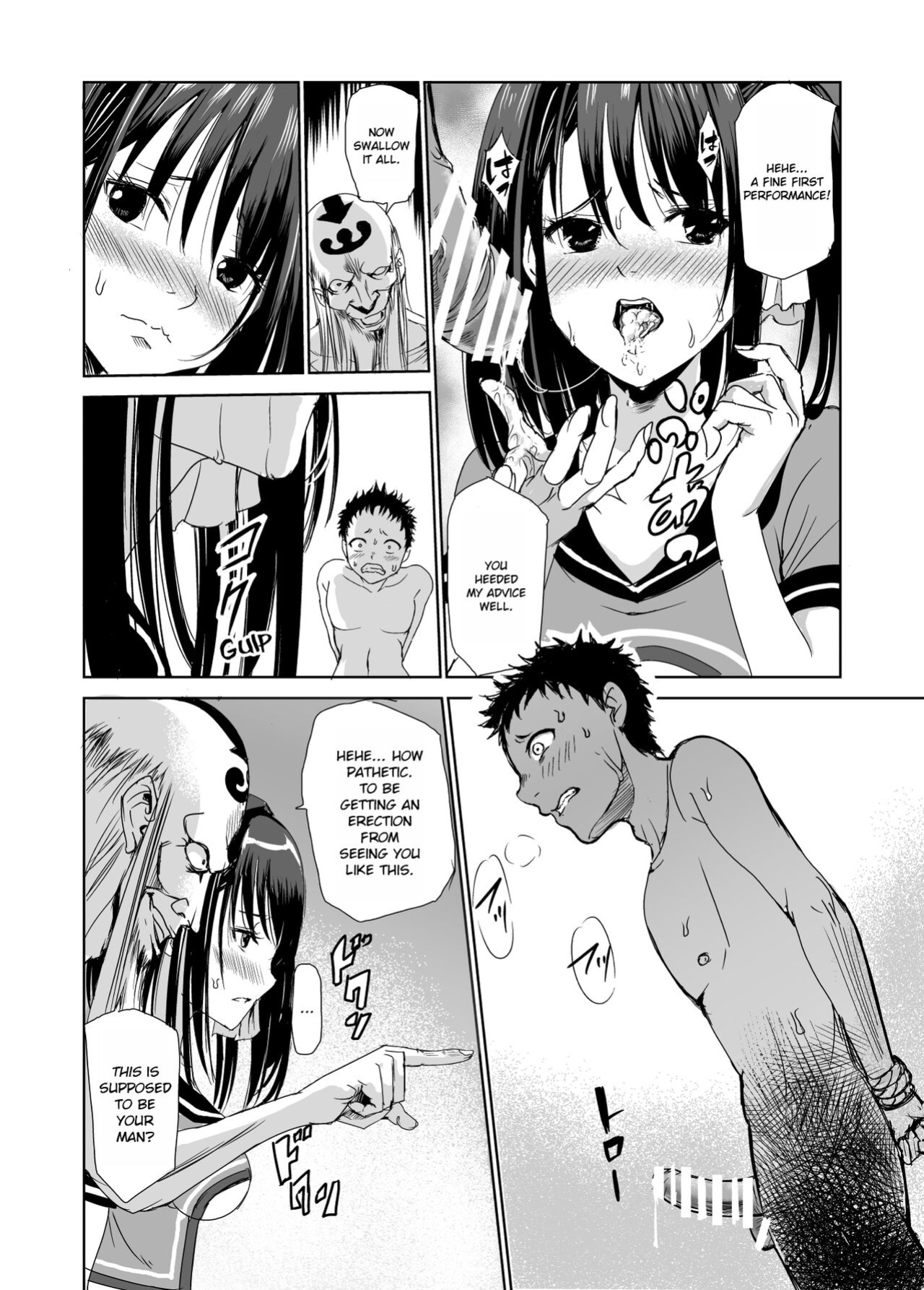 [Raid Socks (Tricky)] Tsuyagari Mura 1 ~Kareshi o Mamoru Tame Hikyou no Mura de Kyousei Gohoushi & NTR Sex~ [RuruScanlations]