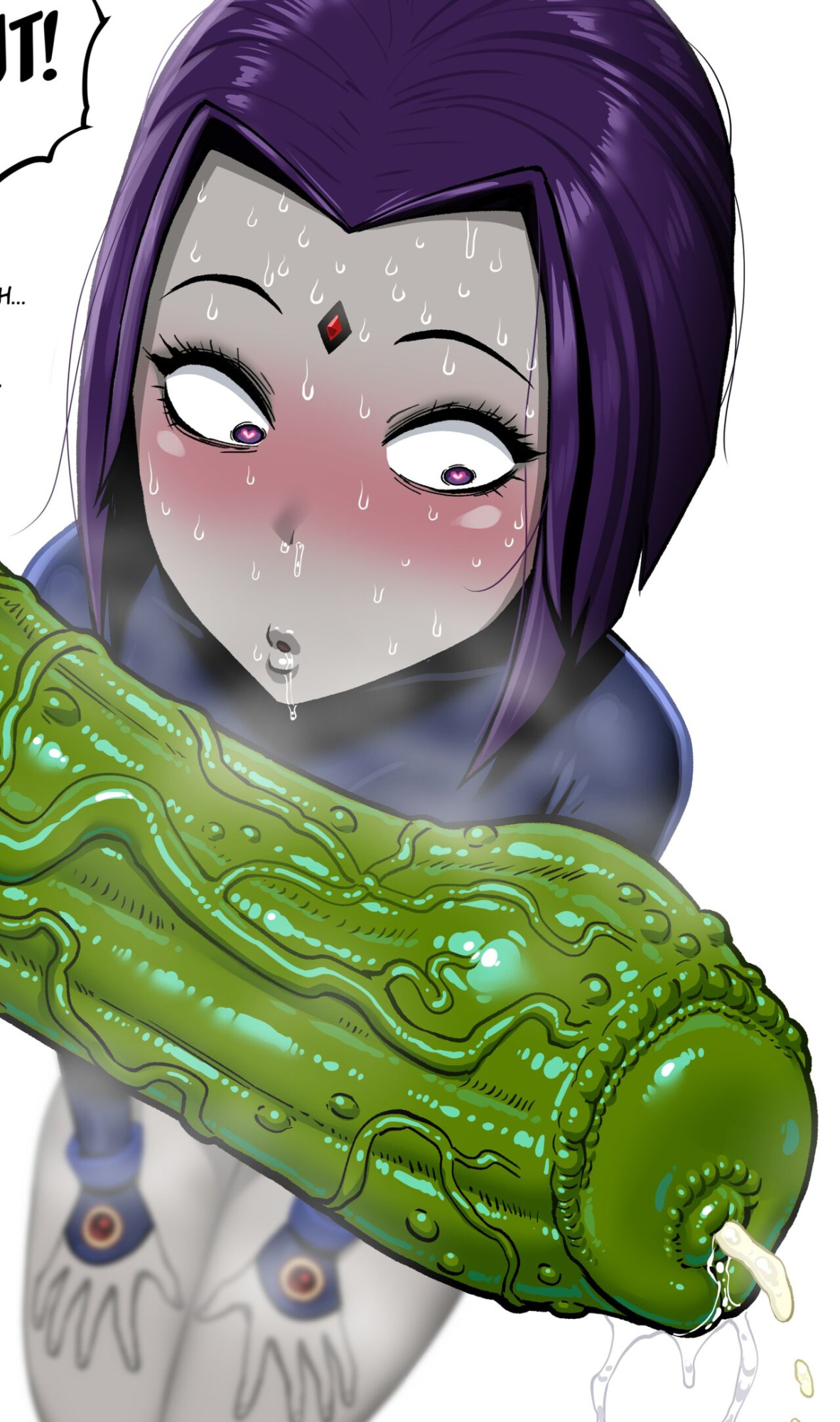 [Fellatrix] Raven & Beast Boy - Transforming Blowjob