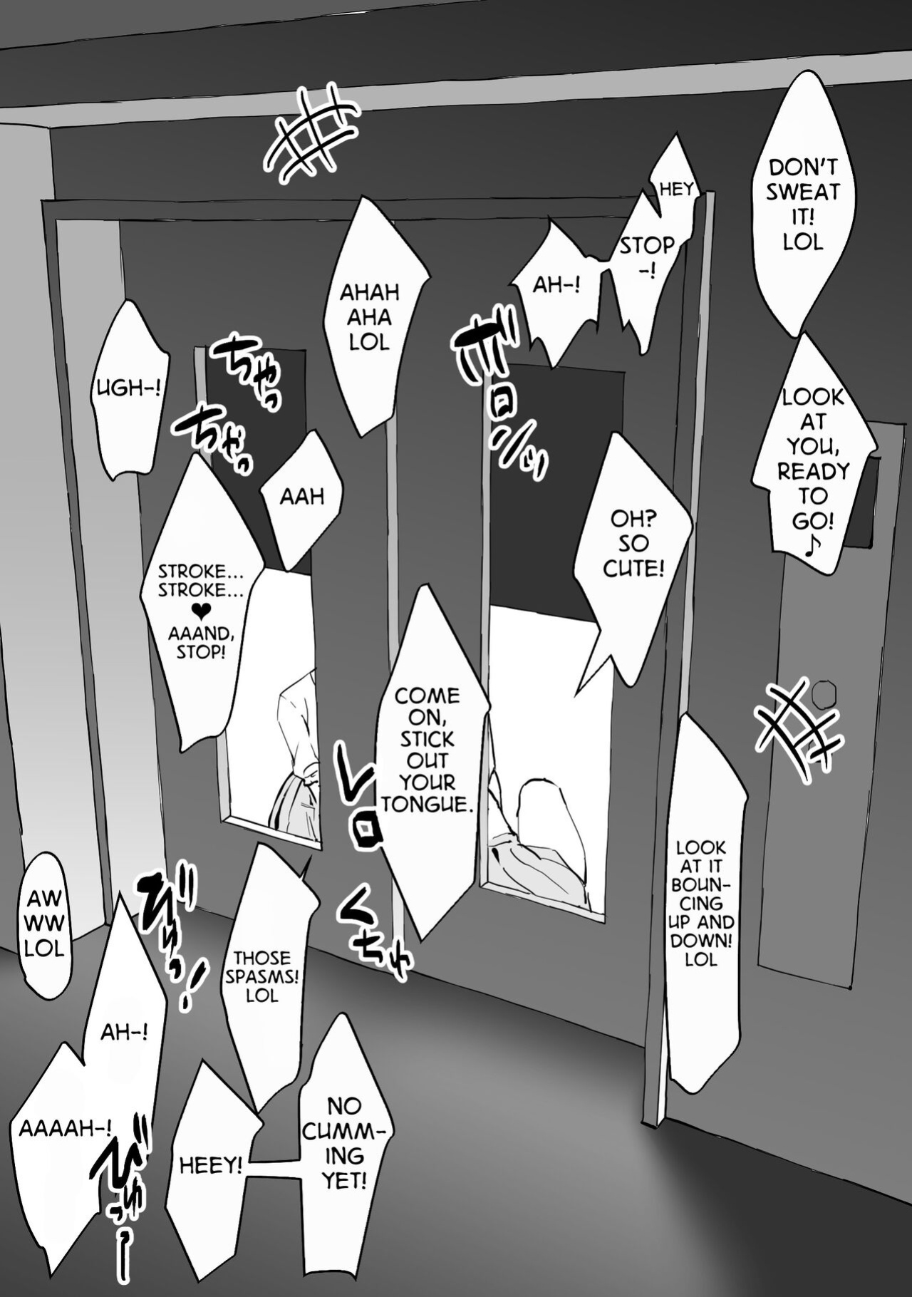 [Poriuretan] Gal to Elevator ni Tojikomerareta | Trapped in an Elevator With a Bunch of Gals