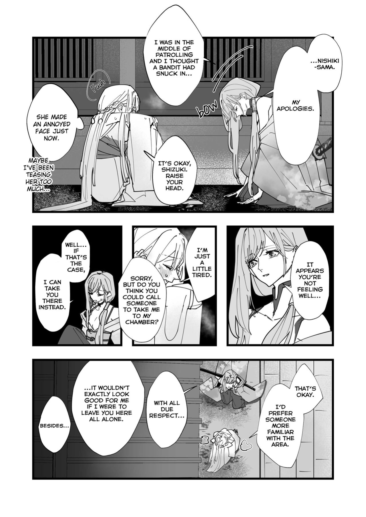 [Hakumaidokoro (Komera)] Tengu no Kuni Shuukaheigetsu | Tengu no Kuni Extra chapter: Bewitching Beauty {/yuri/ Scanlations + Lazy Lily + Hennojin}