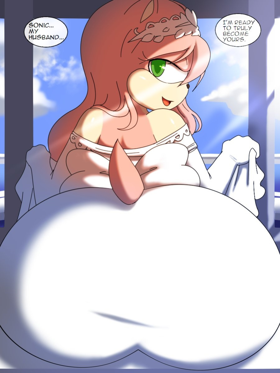 [Zaviel] Amy's Peachy Butt (Sonic The Hedgehog)