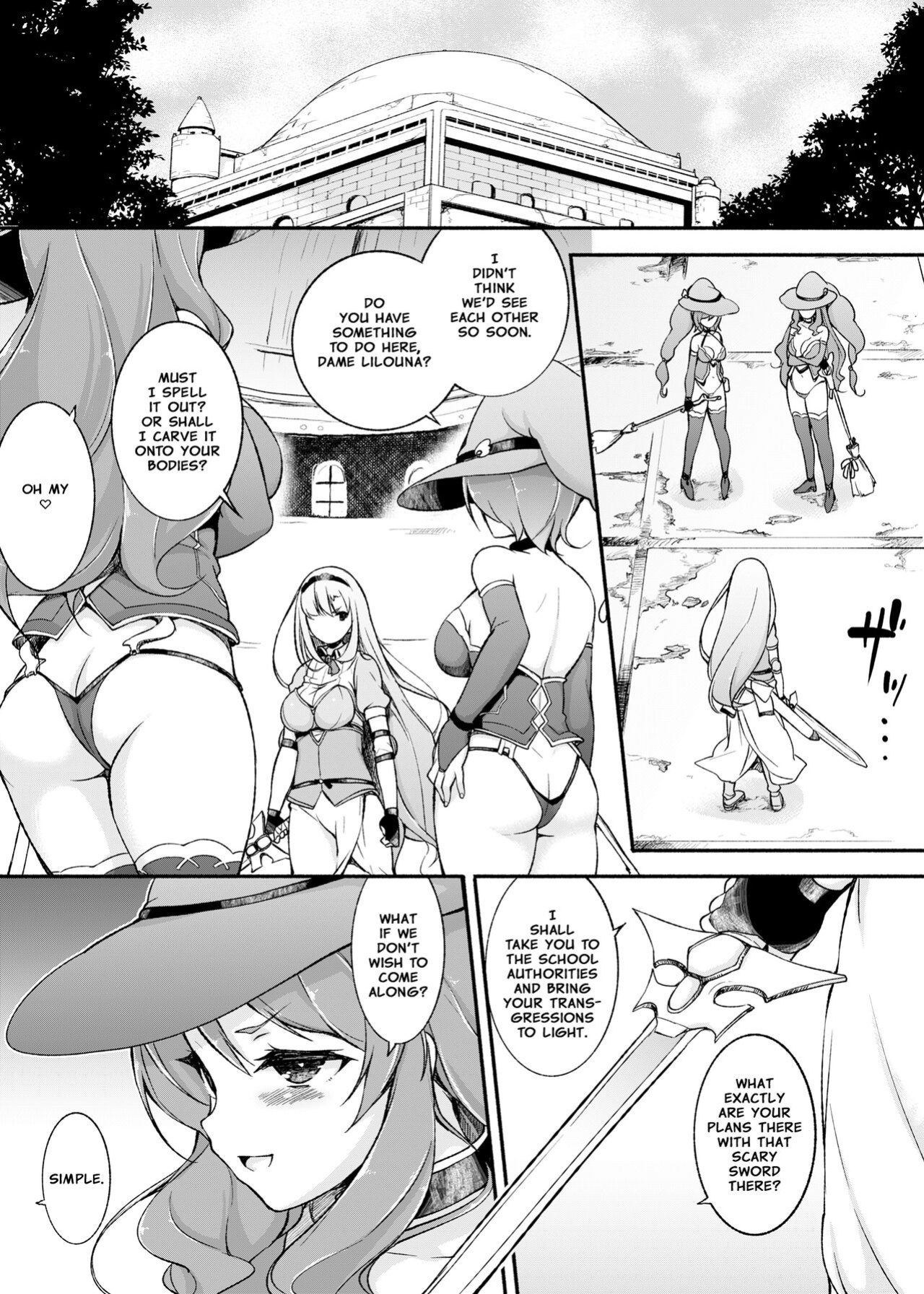 [Massaratou (Motomushi)] Onna Kishi Sei Ruruna ~Kishi Mahou Gakuen Intan~ | Maiden Knight Lilouna ~The Degenerate Knight-Mage Academy Feud~