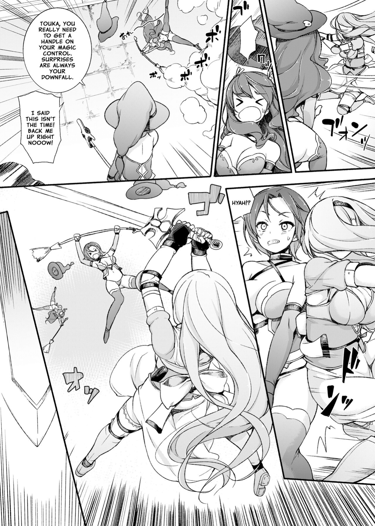 [Massaratou (Motomushi)] Onna Kishi Sei Ruruna ~Kishi Mahou Gakuen Intan~ | Maiden Knight Lilouna ~The Degenerate Knight-Mage Academy Feud~