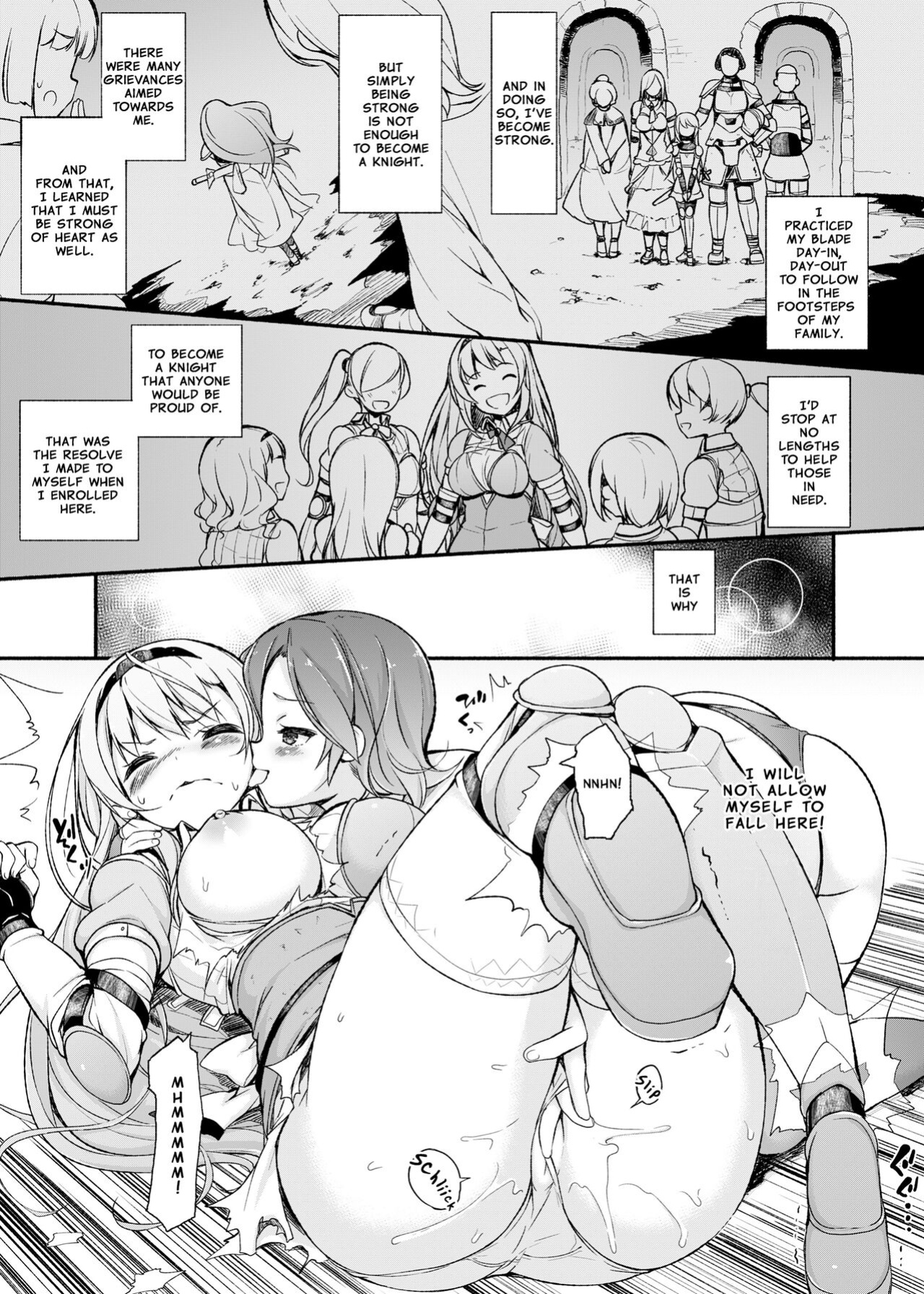 [Massaratou (Motomushi)] Onna Kishi Sei Ruruna ~Kishi Mahou Gakuen Intan~ | Maiden Knight Lilouna ~The Degenerate Knight-Mage Academy Feud~