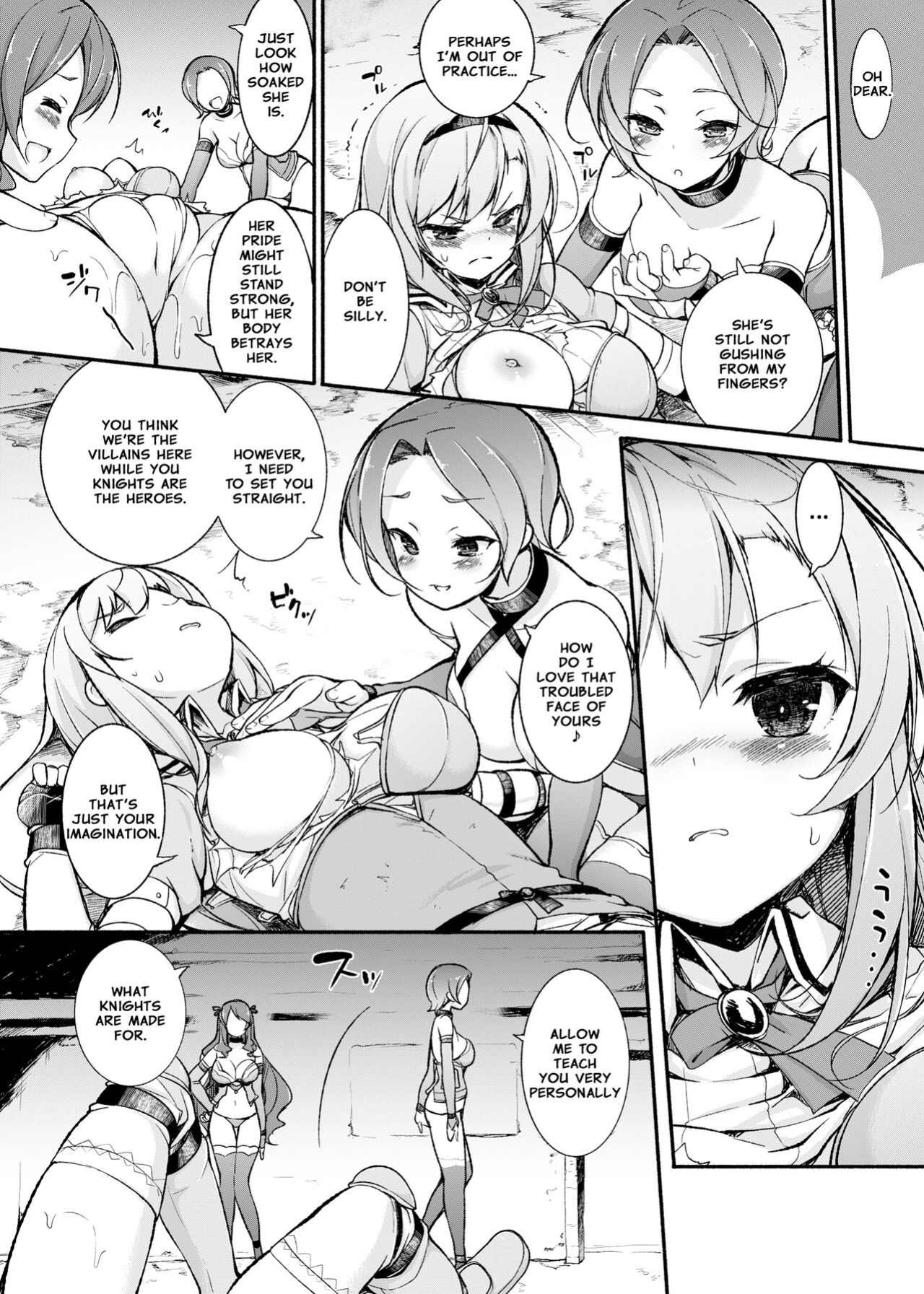 [Massaratou (Motomushi)] Onna Kishi Sei Ruruna ~Kishi Mahou Gakuen Intan~ | Maiden Knight Lilouna ~The Degenerate Knight-Mage Academy Feud~