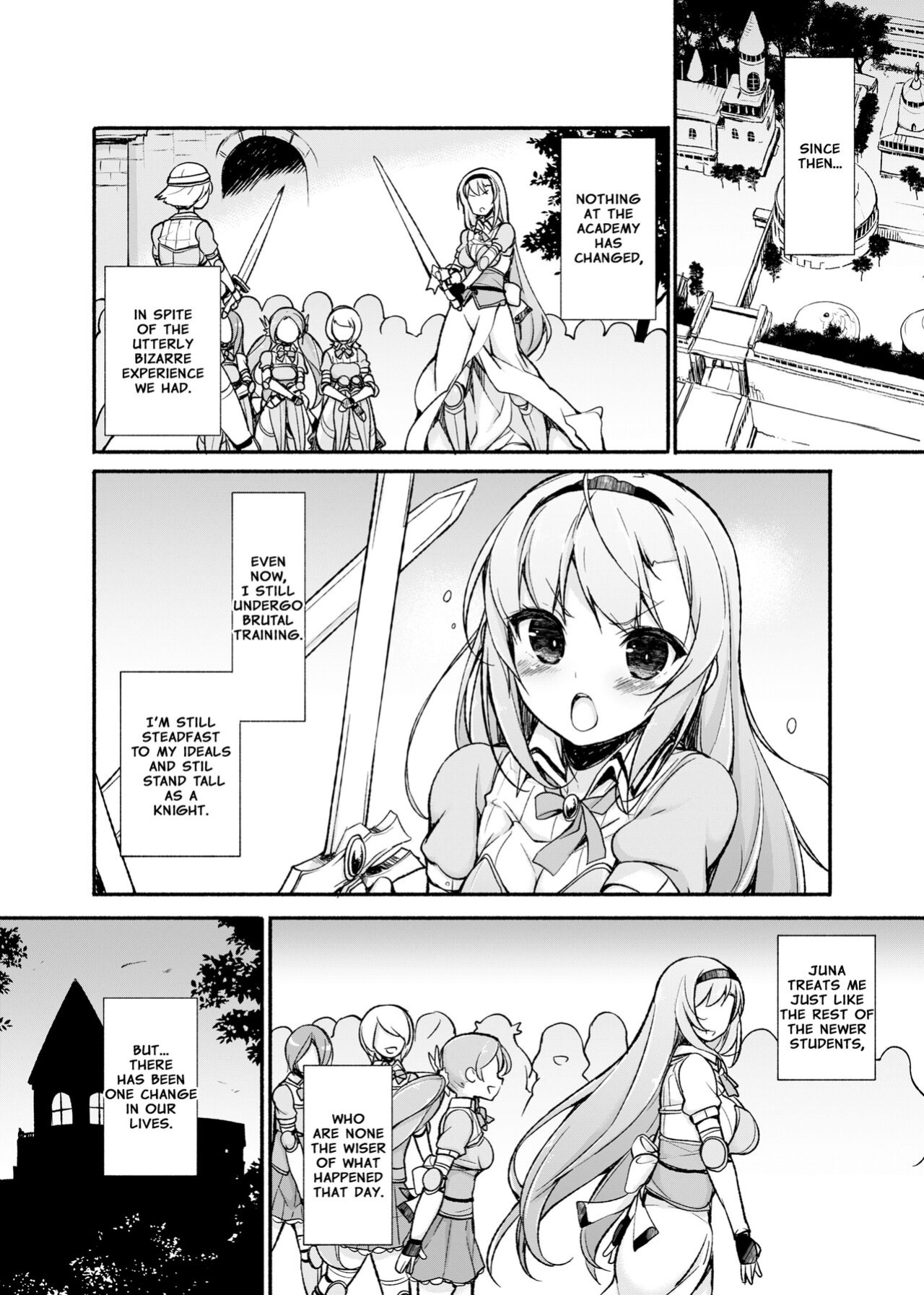 [Massaratou (Motomushi)] Onna Kishi Sei Ruruna ~Kishi Mahou Gakuen Intan~ | Maiden Knight Lilouna ~The Degenerate Knight-Mage Academy Feud~
