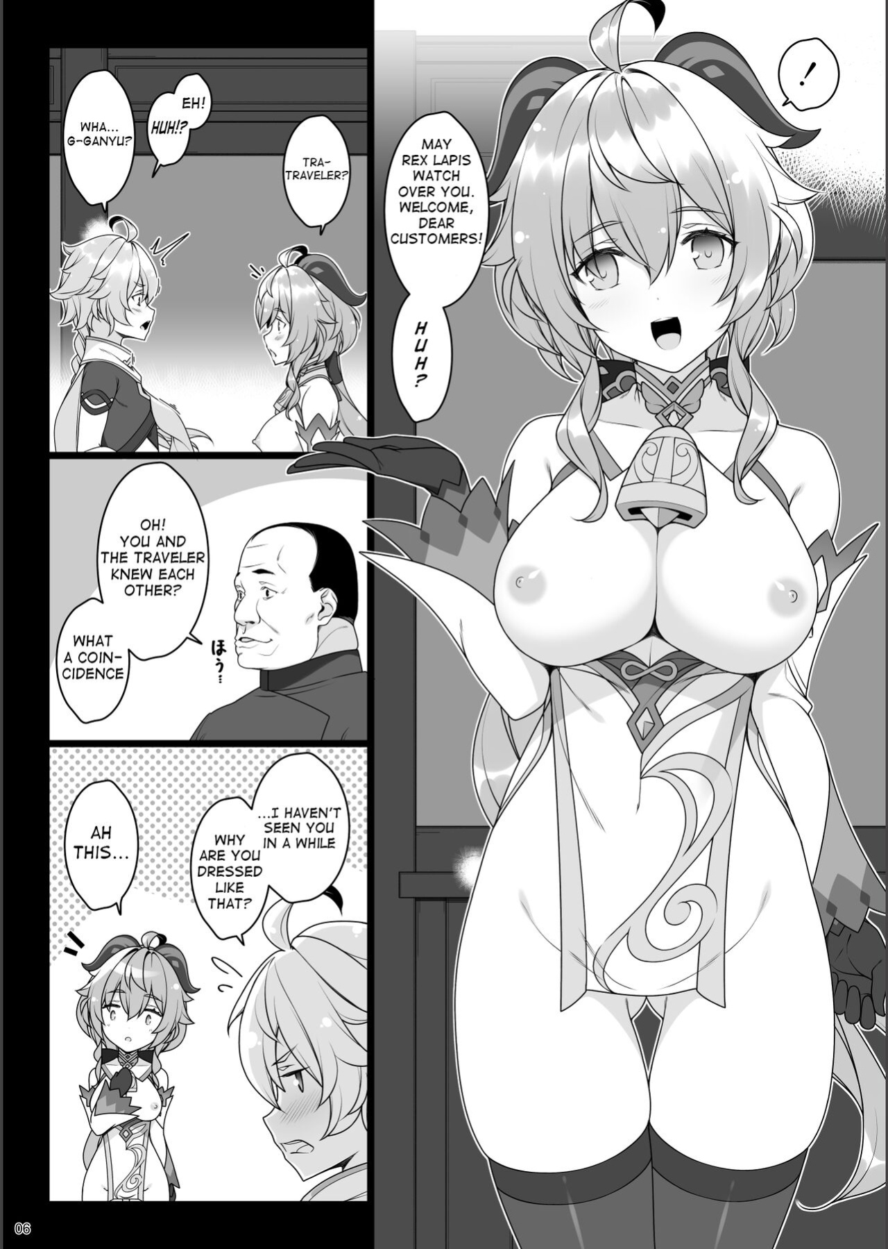 [Yuusha-sama Go-ikkou (Nemigi Tsukasa)] Gokuraku Kikou Ni (Genshin Impact) [Studi Persangean]